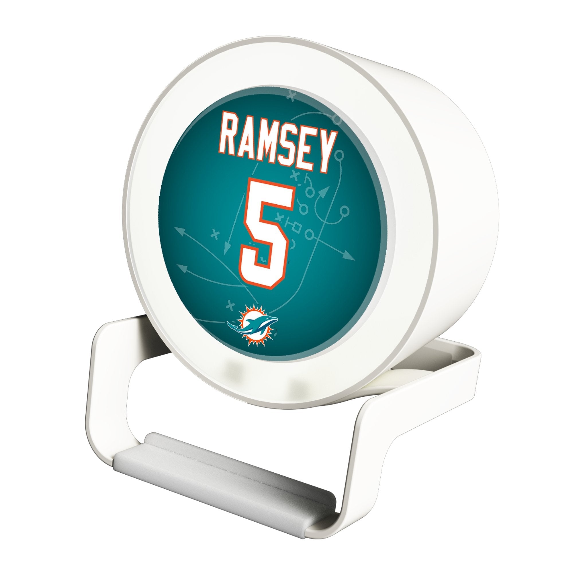 Jalen Ramsey Miami Dolphins 5 Ready Night Light Charger and Bluetooth Speaker - Sports Gifts, Sports Memorabilia, Sports Collectibles, Fan Shop