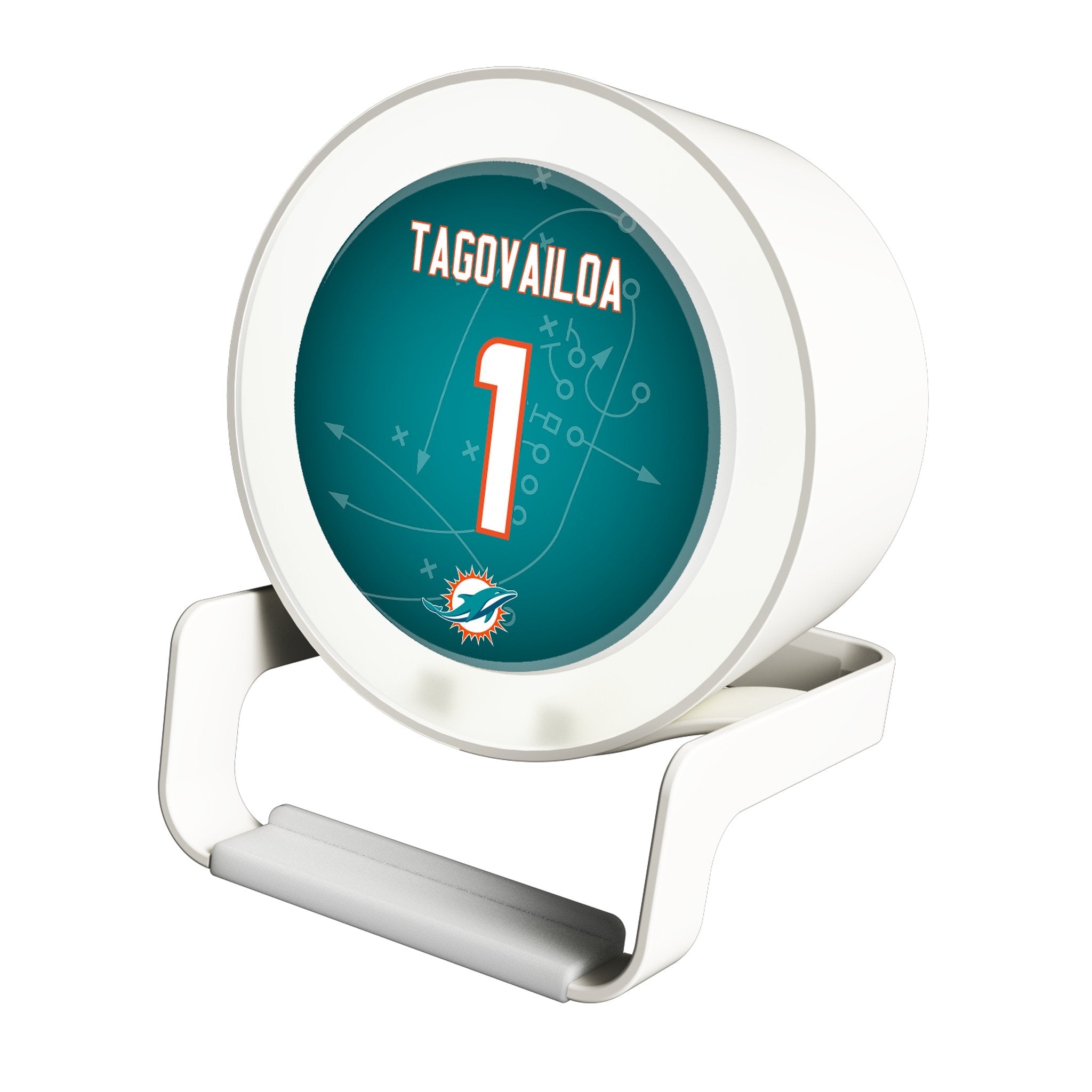 Tua Tagovailoa Miami Dolphins 1 Ready Night Light Charger and Bluetooth Speaker - Sports Gifts, Sports Memorabilia, Sports Collectibles, Fan Shop