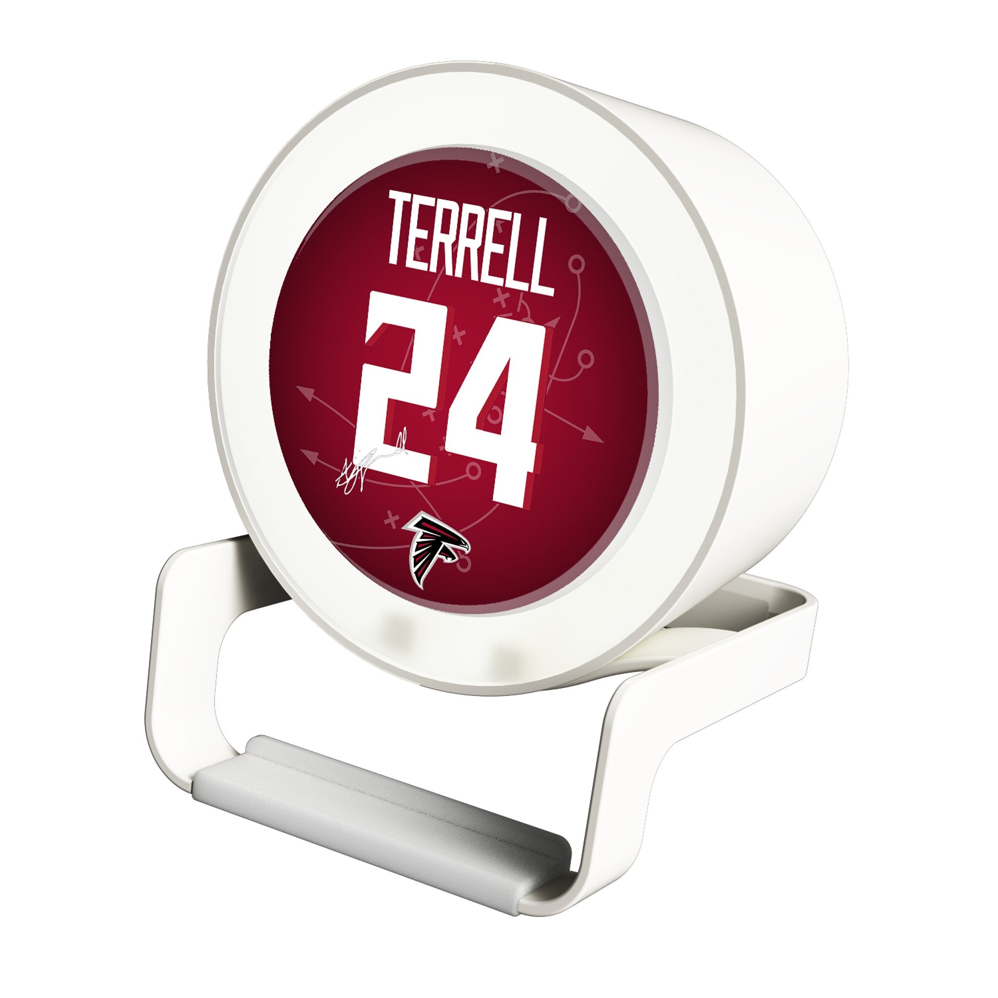 A.J. Terrell Atlanta Falcons 24 Ready Night Light Charger and Bluetooth Speaker - Sports Gifts, Sports Memorabilia, Sports Collectibles, Fan Shop