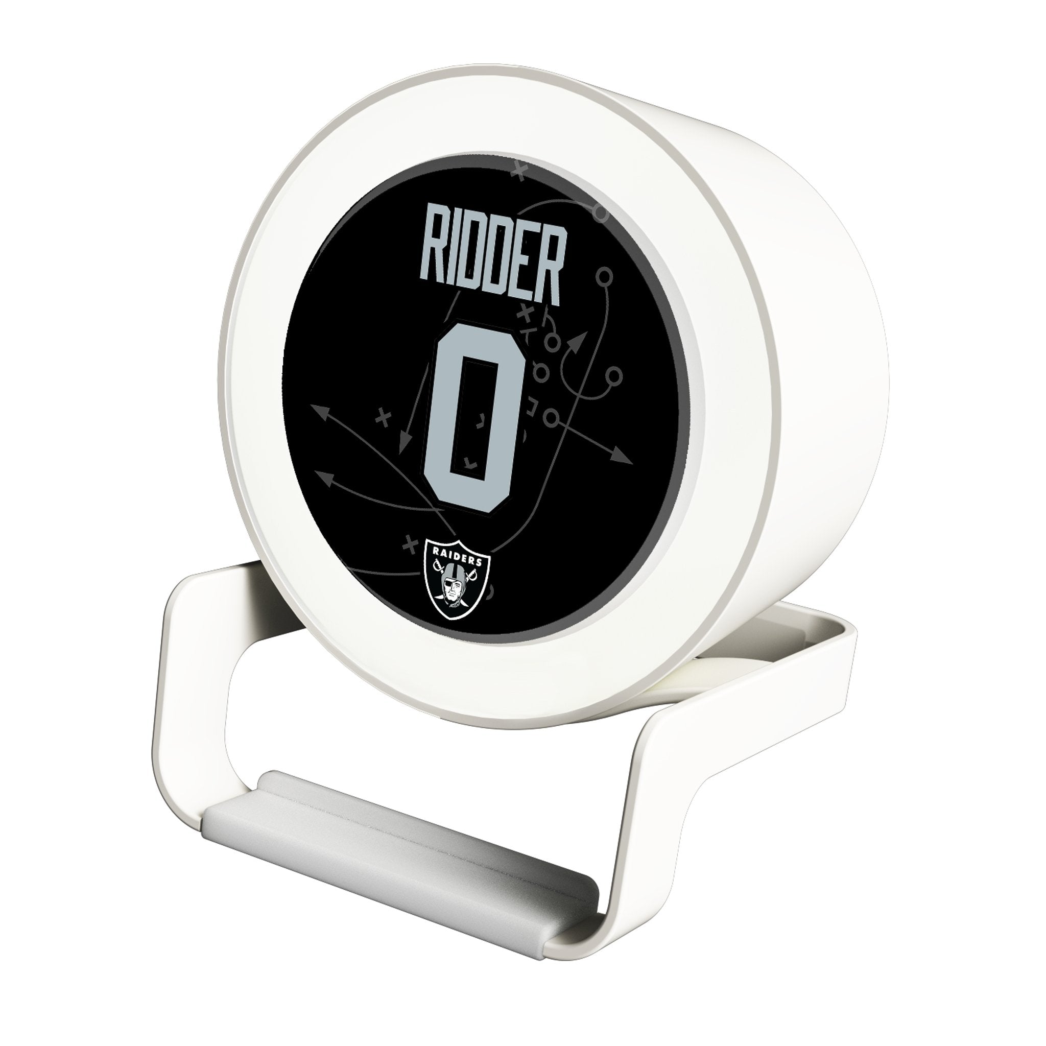 Desmond Ridder Las Vegas Raiders 0 Game Tactic Night Light Charger and Bluetooth Speaker - Sports Gifts, Sports Memorabilia, Sports Collectibles, Fan Shop