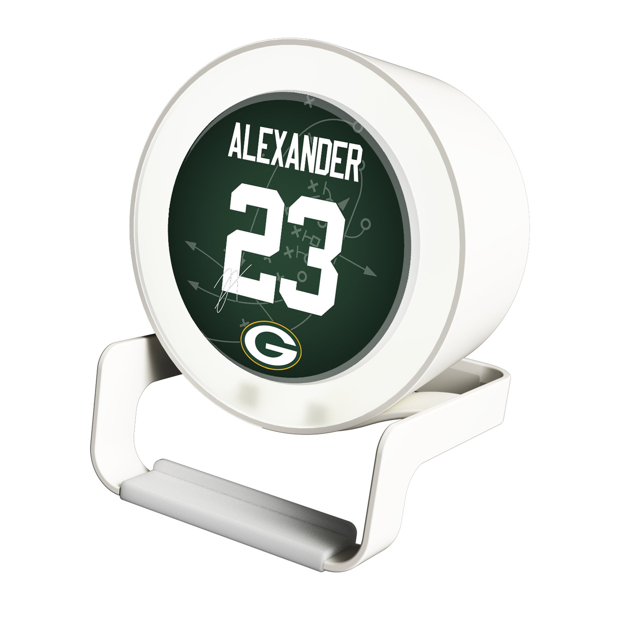 Jaire Alexander Green Bay Packers 23 Ready Night Light Charger and Bluetooth Speaker - Sports Gifts, Sports Memorabilia, Sports Collectibles, Fan Shop