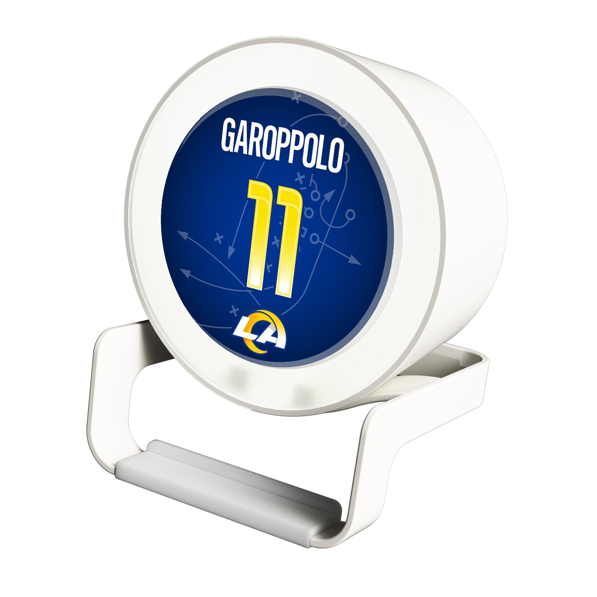 Jimmy Garoppolo Los Angeles Rams 11 Ready Night Light Charger and Bluetooth Speaker - Sports Gifts, Sports Memorabilia, Sports Collectibles, Fan Shop