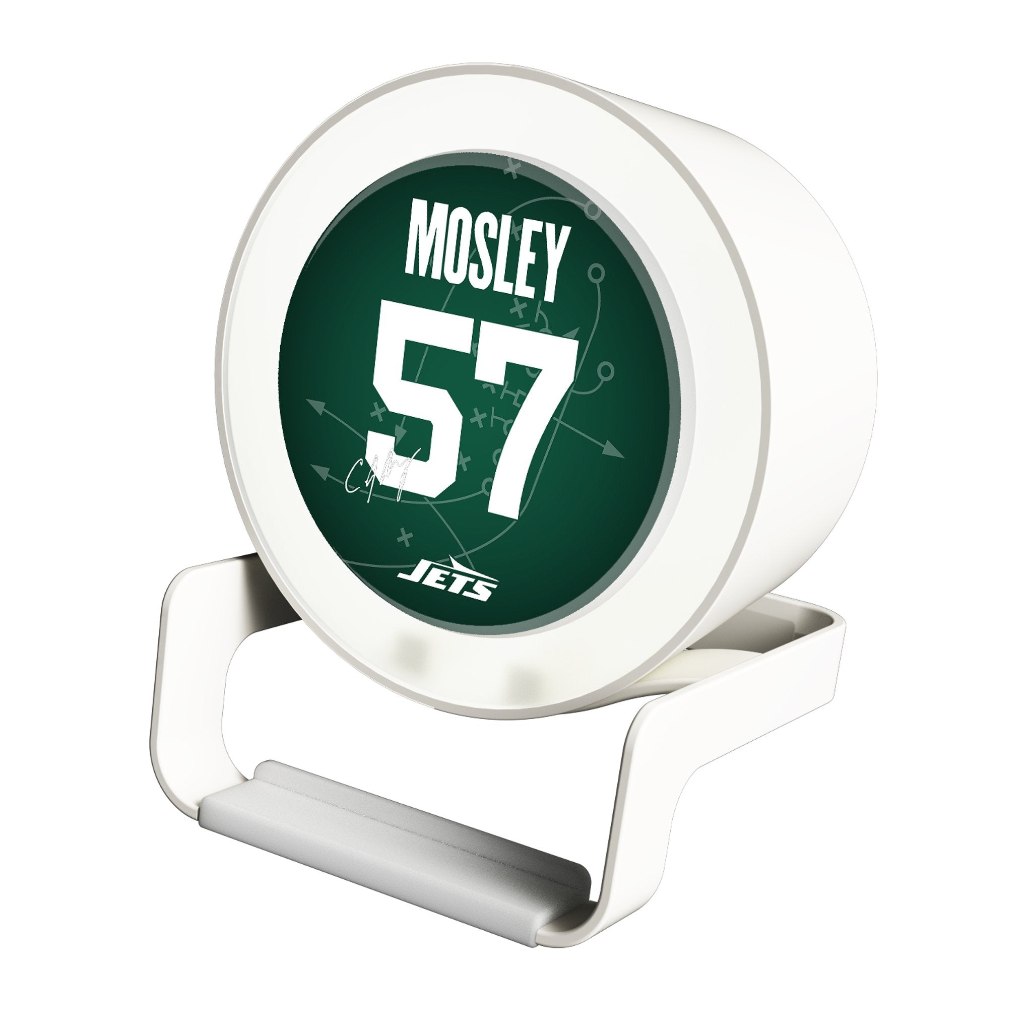 C.J. Mosley New York Jets 57 Ready Night Light Charger and Bluetooth Speaker - Sports Gifts, Sports Memorabilia, Sports Collectibles, Fan Shop