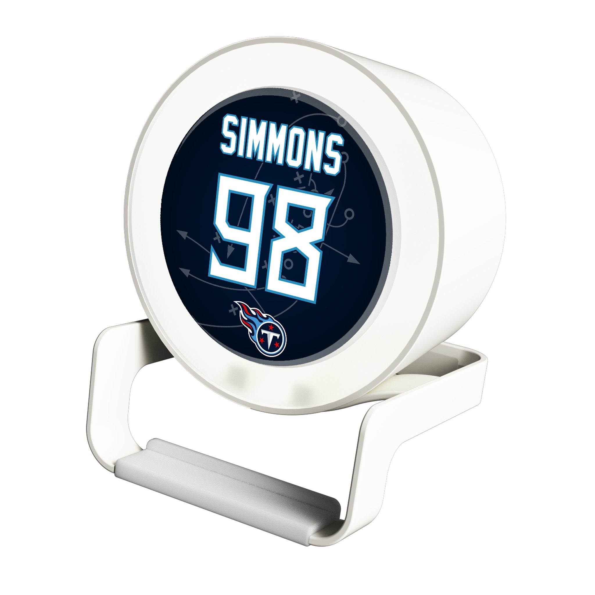 Jeffery Simmons Tennessee Titans 98 Ready Night Light Charger and Bluetooth Speaker - Sports Gifts, Sports Memorabilia, Sports Collectibles, Fan Shop