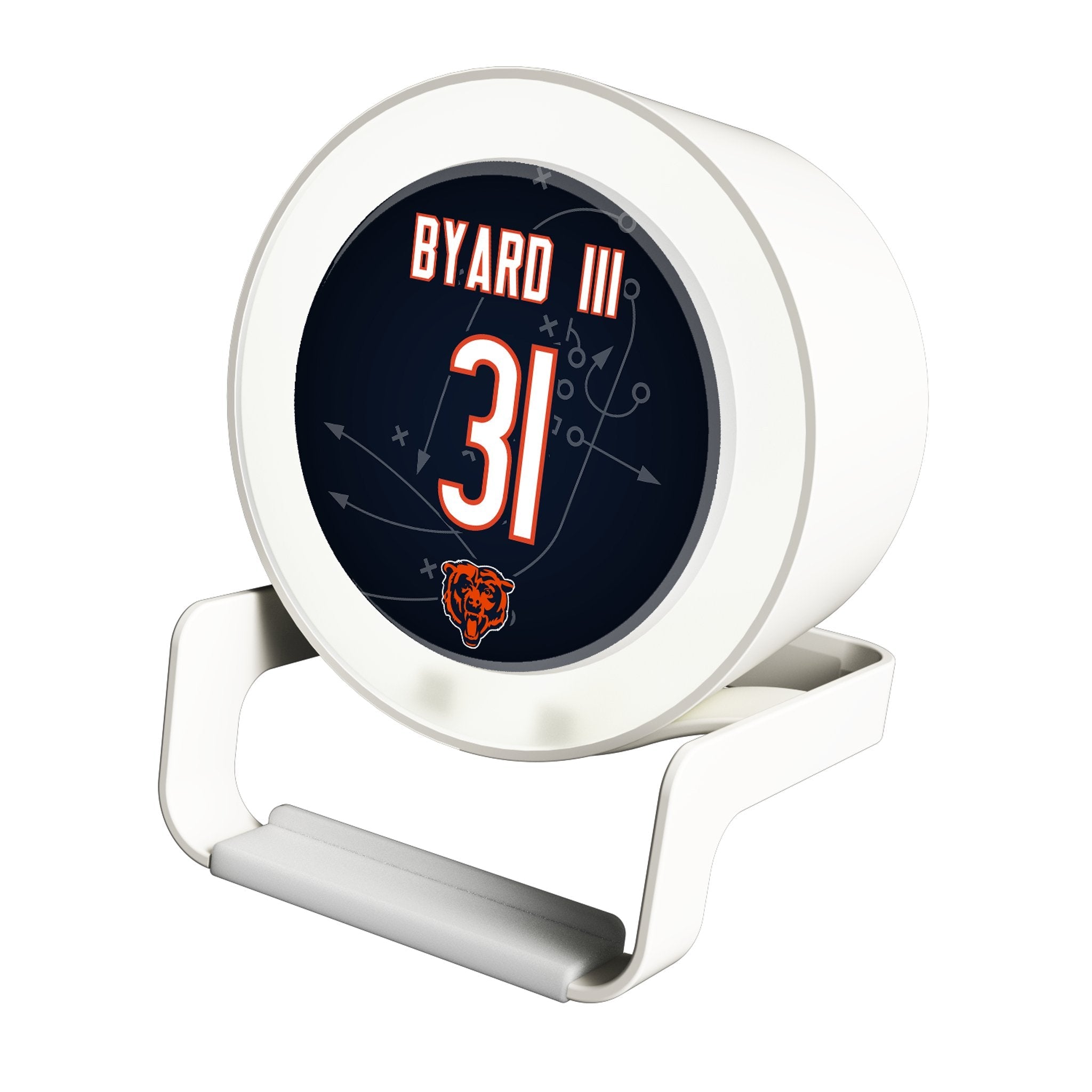 Kevin Byard III Chicago Bears 31 Ready Night Light Charger and Bluetooth Speaker - Sports Gifts, Sports Memorabilia, Sports Collectibles, Fan Shop