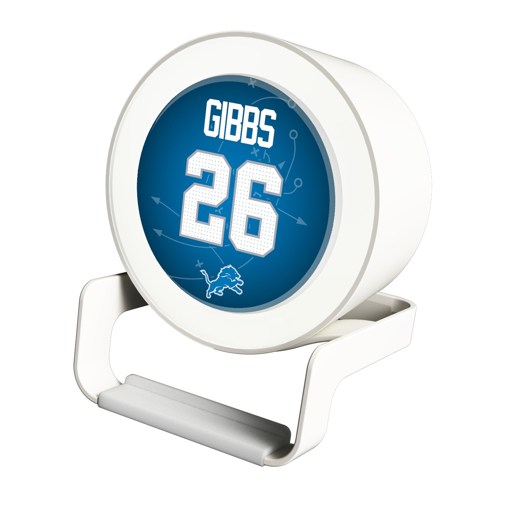 Jahmyr Gibbs Detroit Lions 26 Game Tactic Night Light Charger and Bluetooth Speaker - Sports Gifts, Sports Memorabilia, Sports Collectibles, Fan Shop