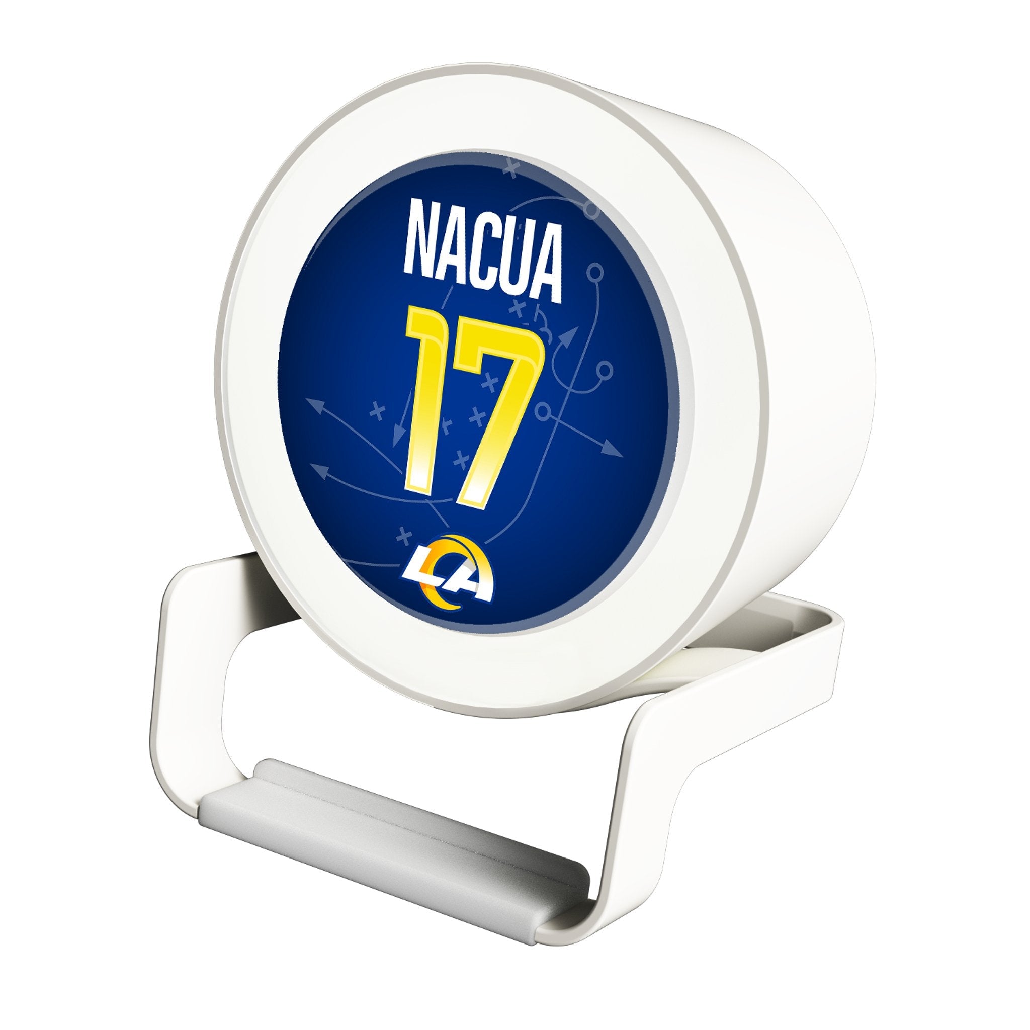 Puka Nacua Los Angeles Rams 17 Game Tactic Night Light Charger and Bluetooth Speaker - Sports Gifts, Sports Memorabilia, Sports Collectibles, Fan Shop