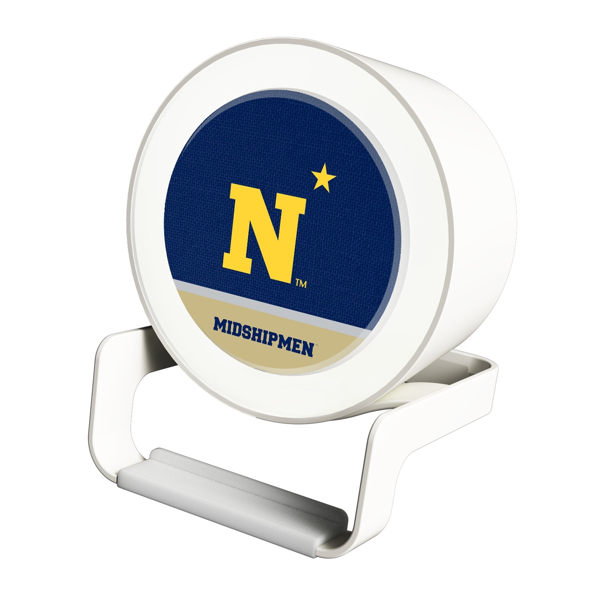United State Naval Academy Midshipmen Endzone Solid Night Light Charger and Bluetooth Speaker - Sports Gifts, Sports Memorabilia, Sports Collectibles, Fan Shop