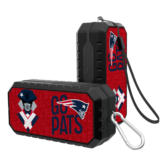 New England Patriots 2024 Illustrated Limited Edition Bluetooth Speaker-0