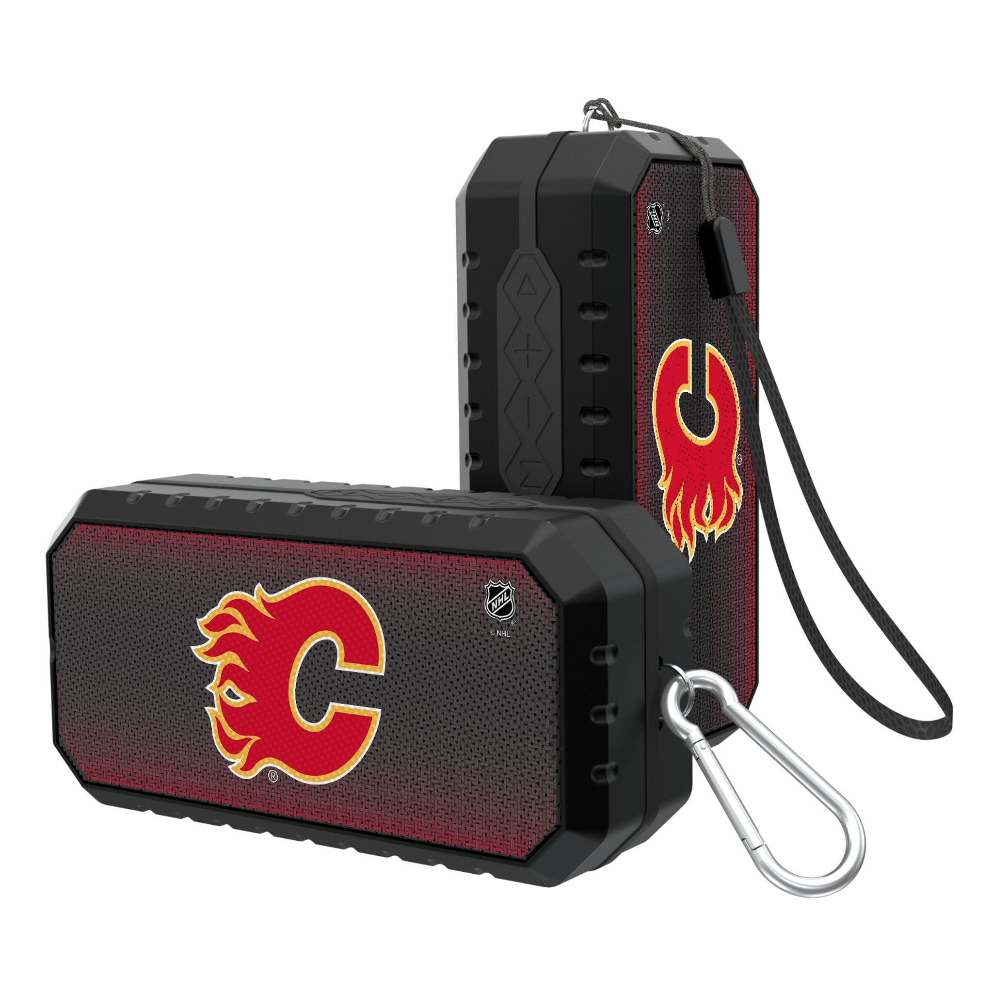 Calgary Flames Linen Bluetooth Speaker - Sports Gifts, Sports Memorabilia, Sports Collectibles, Fan Shop
