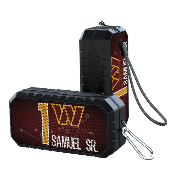 Deebo Samuel Sr. Washington Commanders 1 Game Tactic Bluetooth Speaker - Sports Gifts, Sports Memorabilia, Sports Collectibles, Fan Shop