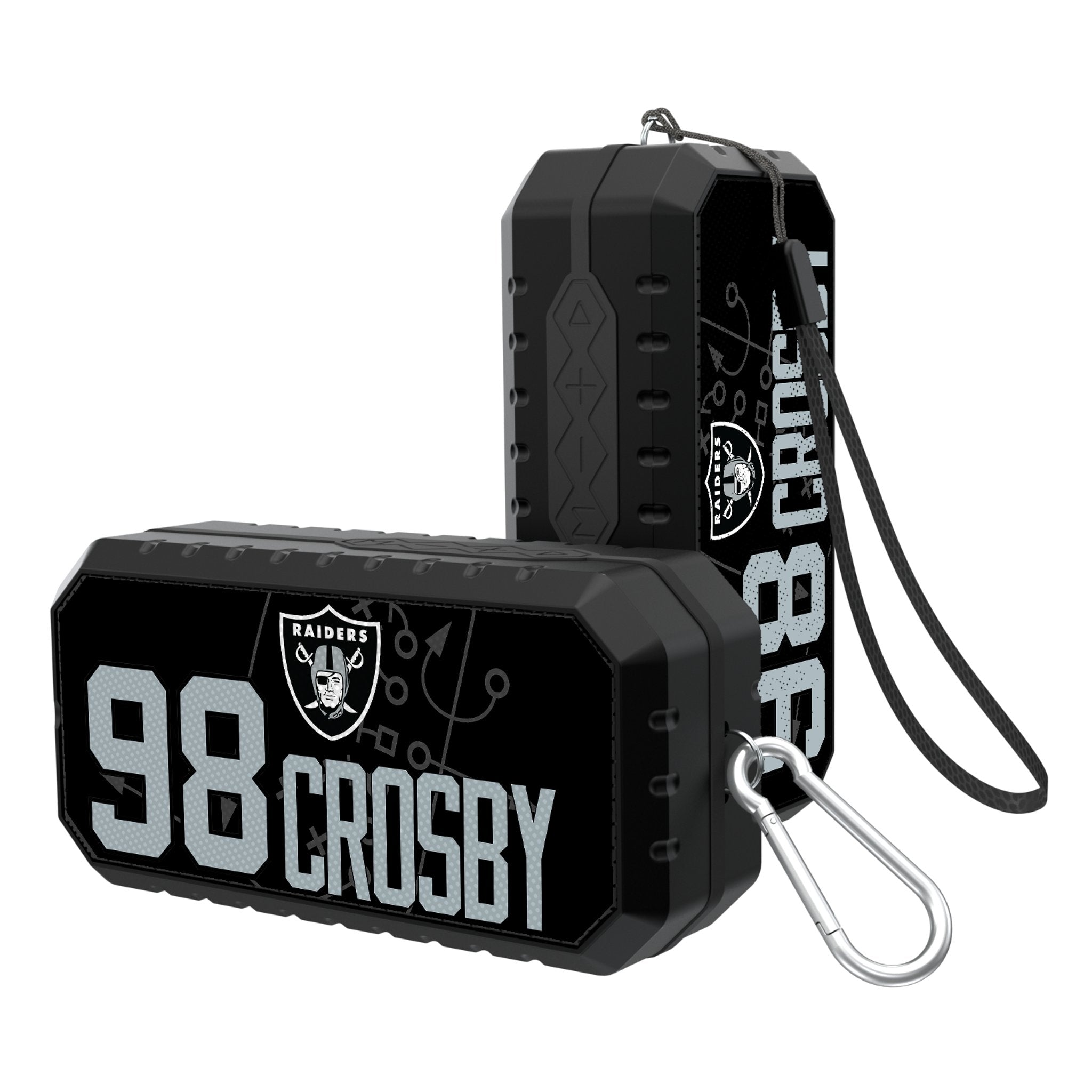 Maxx Crosby Las Vegas Raiders 98 Ready Bluetooth Speaker - Sports Gifts, Sports Memorabilia, Sports Collectibles, Fan Shop