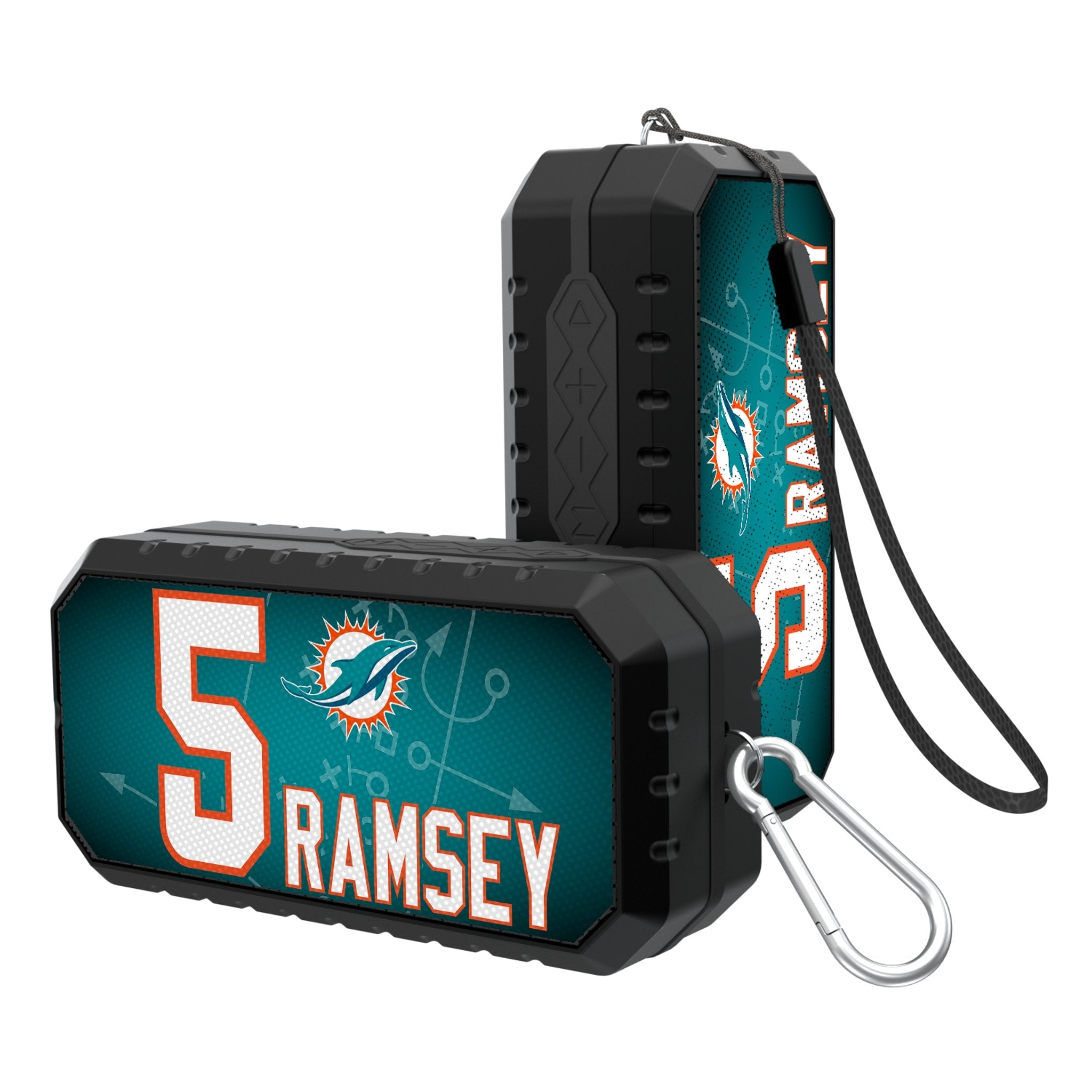 Jalen Ramsey Miami Dolphins 5 Ready Bluetooth Speaker - Sports Gifts, Sports Memorabilia, Sports Collectibles, Fan Shop