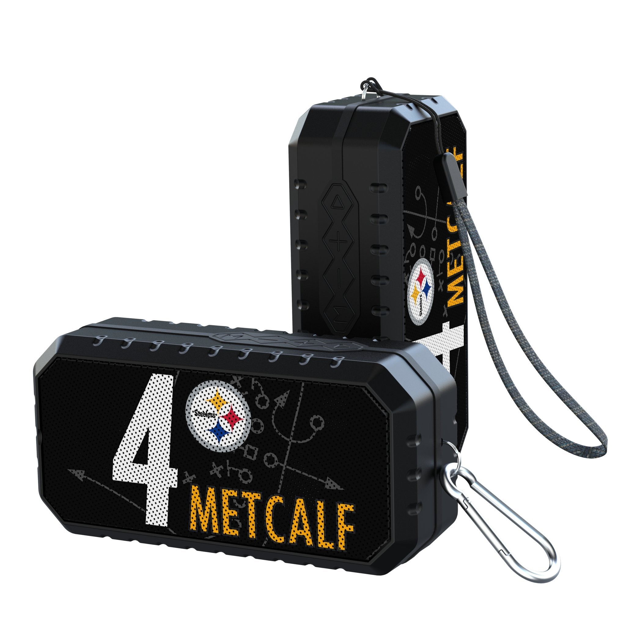 DK Metcalf Pittsburgh Steelers 4 Game Tactic Bluetooth Speaker - Sports Gifts, Sports Memorabilia, Sports Collectibles, Fan Shop