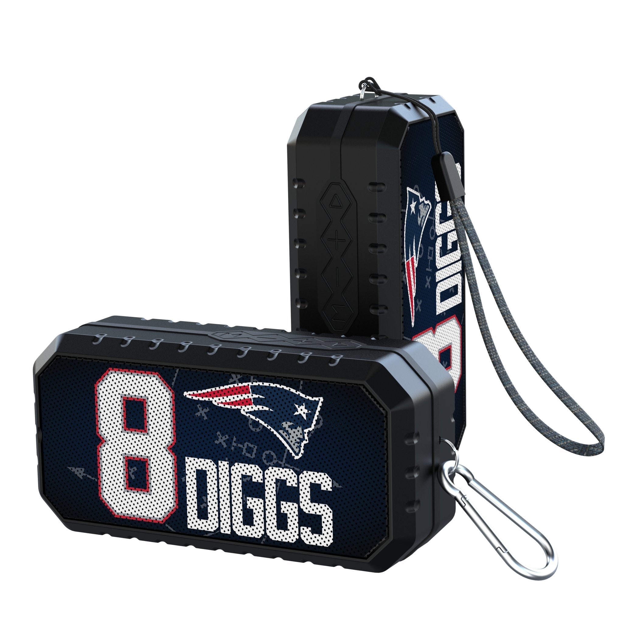 Stefon Diggs New England Patriots 8 Game Tactic Bluetooth Speaker - Sports Gifts, Sports Memorabilia, Sports Collectibles, Fan Shop