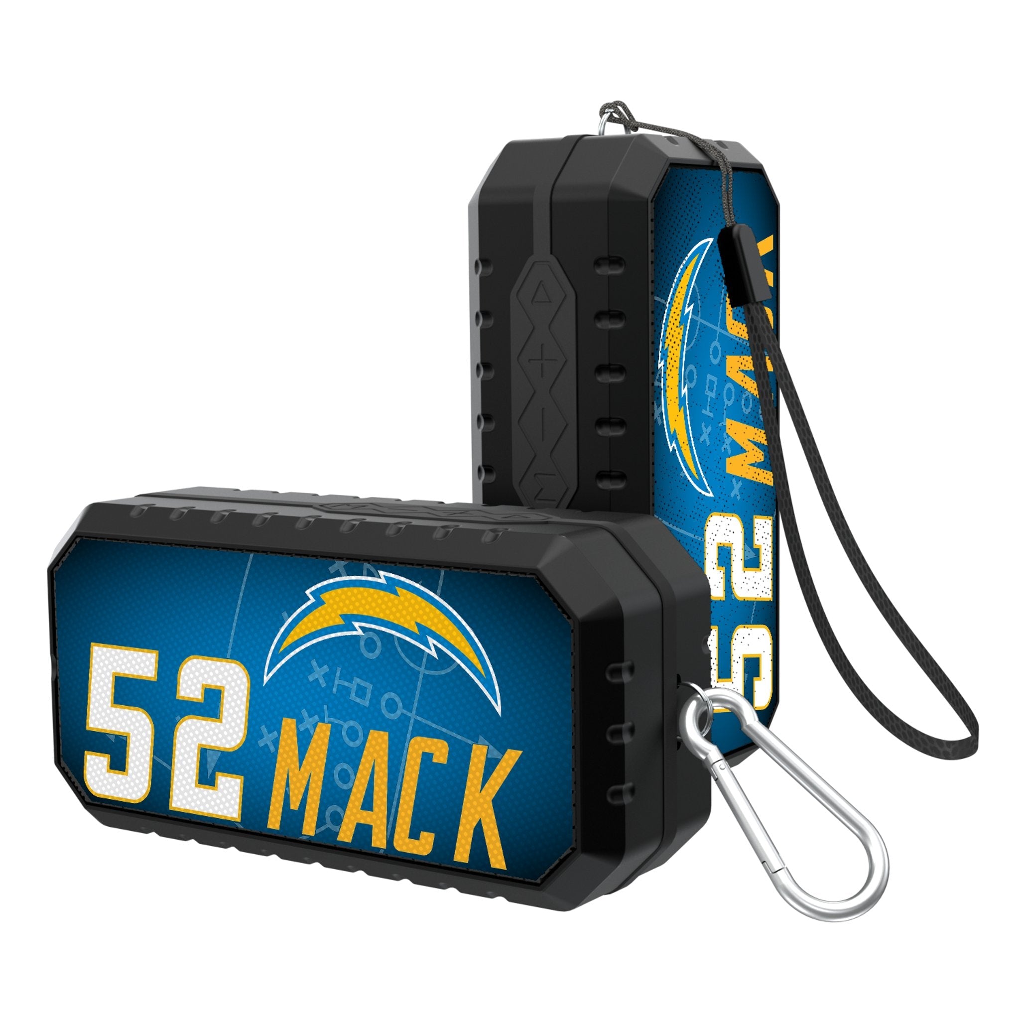 Khalil Mack Los Angeles Chargers 52 Ready Bluetooth Speaker - Sports Gifts, Sports Memorabilia, Sports Collectibles, Fan Shop
