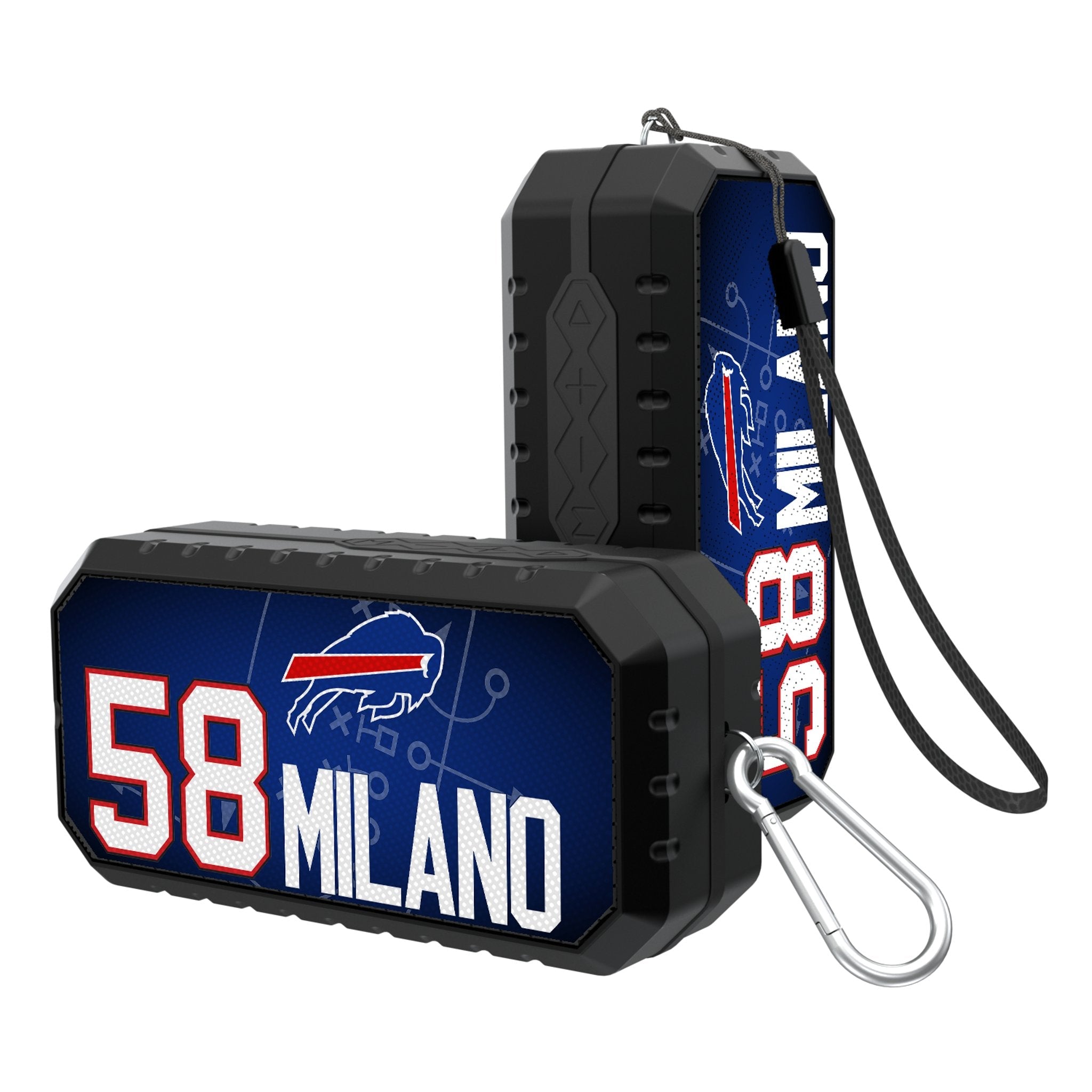 Matt Milano Buffalo Bills 58 Ready Bluetooth Speaker - Sports Gifts, Sports Memorabilia, Sports Collectibles, Fan Shop