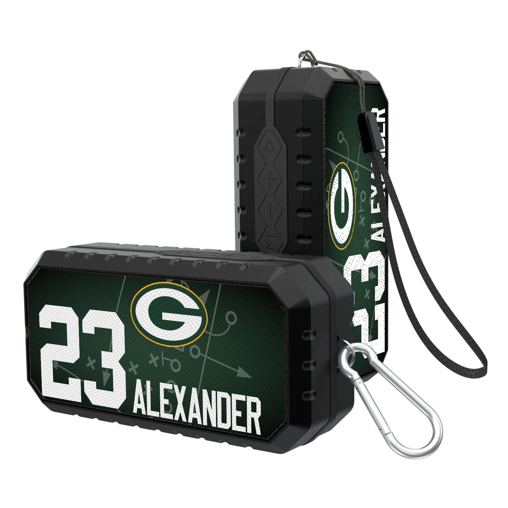 Jaire Alexander Green Bay Packers 23 Ready Bluetooth Speaker - Sports Gifts, Sports Memorabilia, Sports Collectibles, Fan Shop