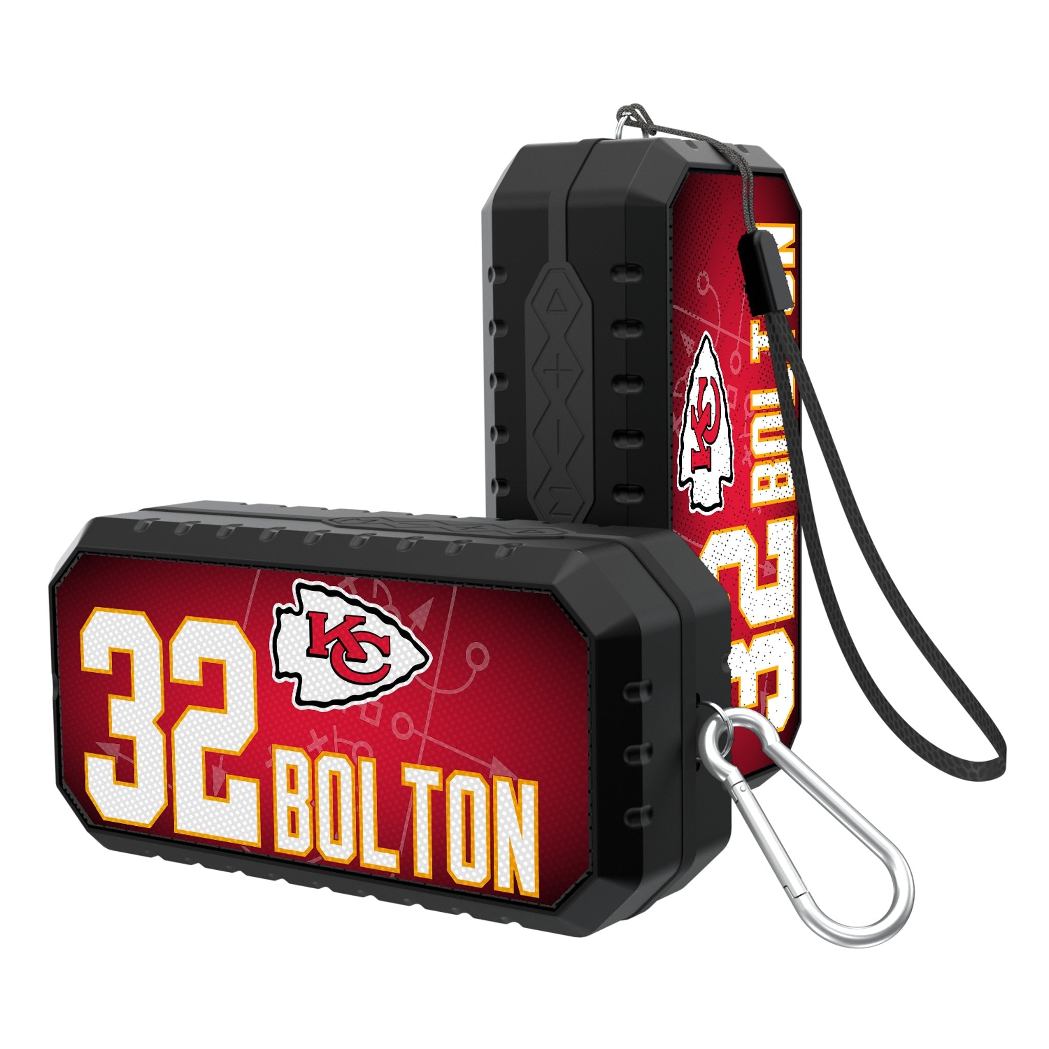 Nick Bolton Kansas City Chiefs 32 Ready Bluetooth Speaker - Sports Gifts, Sports Memorabilia, Sports Collectibles, Fan Shop