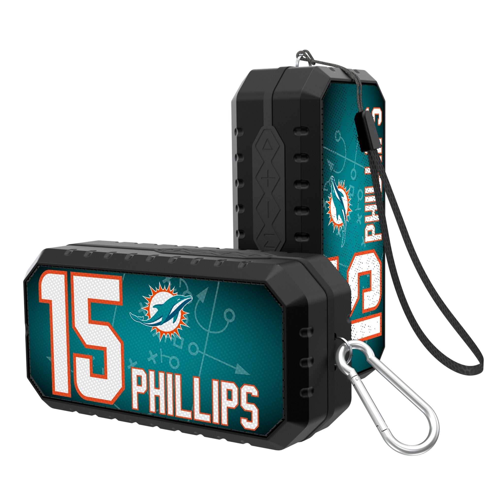 Jaelan Phillips Miami Dolphins 15 Ready Bluetooth Speaker - Sports Gifts, Sports Memorabilia, Sports Collectibles, Fan Shop