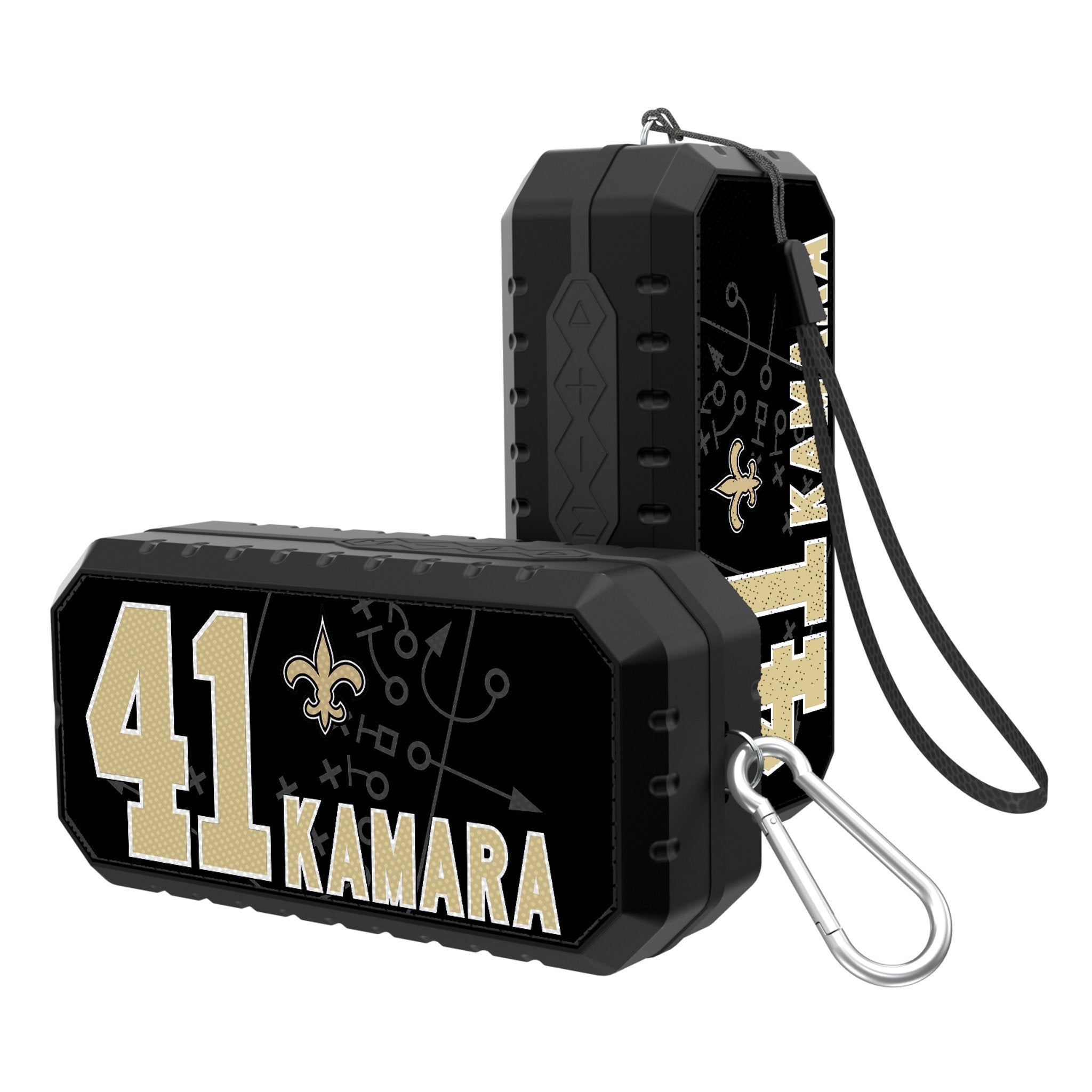 Alvin Kamara New Orleans Saints 41 Ready Bluetooth Speaker - Sports Gifts, Sports Memorabilia, Sports Collectibles, Fan Shop