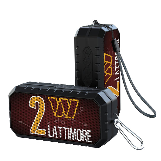 Marshon Lattimore Washington Commanders 2 Game Tactic Bluetooth Speaker - Sports Gifts, Sports Memorabilia, Sports Collectibles, Fan Shop