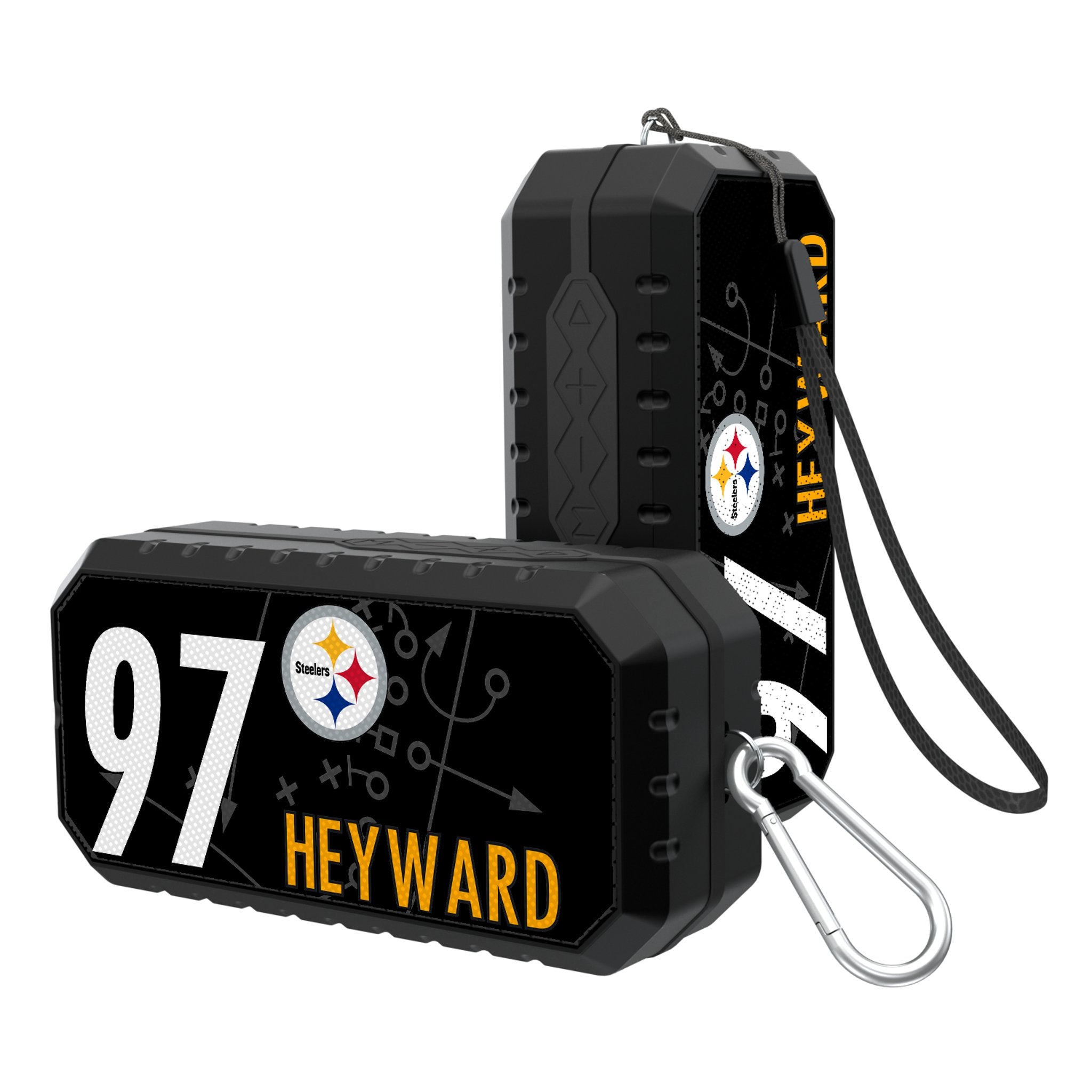 Cameron Heyward Pittsburgh Steelers 97 Ready Bluetooth Speaker - Sports Gifts, Sports Memorabilia, Sports Collectibles, Fan Shop