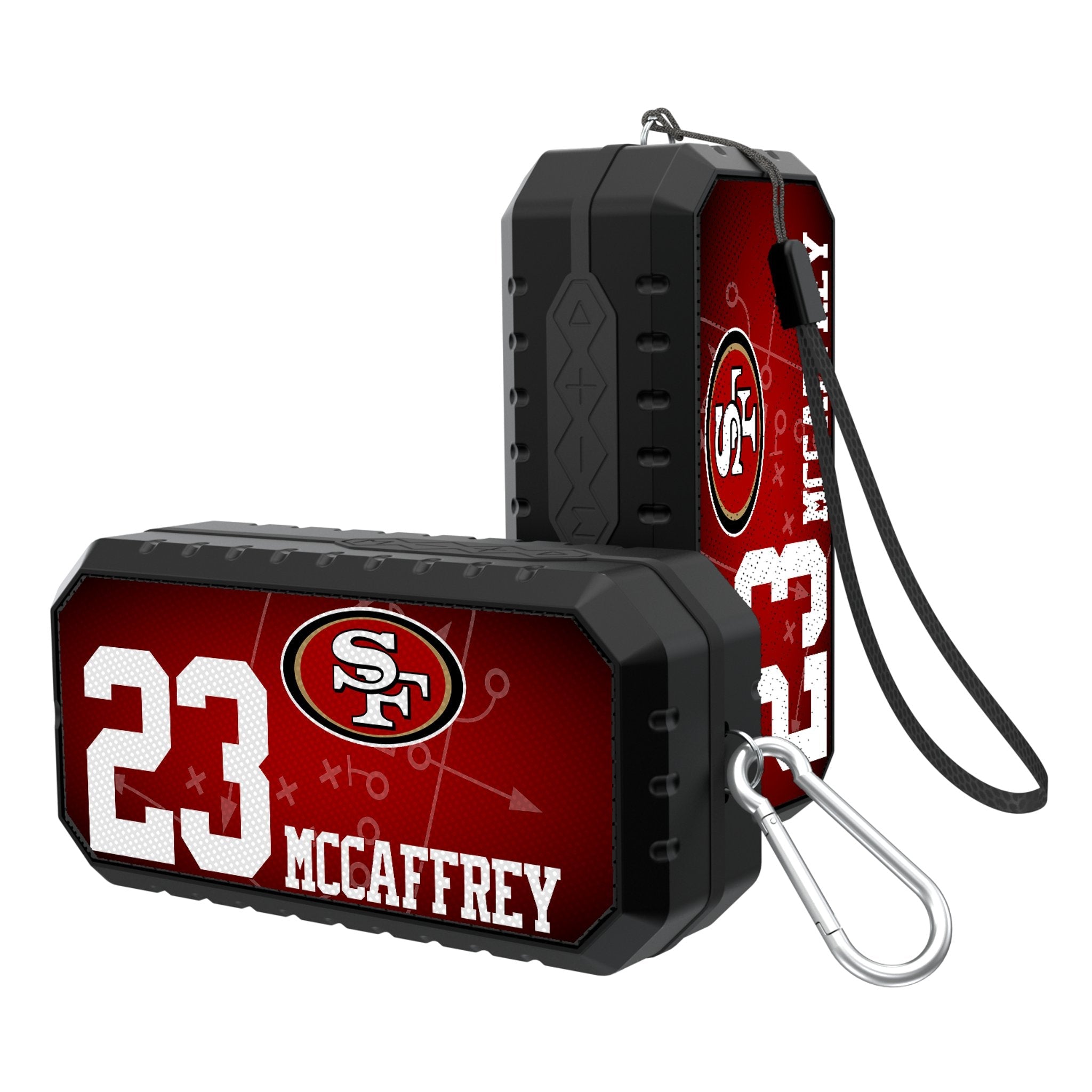 Christian McCaffrey San Francisco 49ers 23 Ready Bluetooth Speaker - Sports Gifts, Sports Memorabilia, Sports Collectibles, Fan Shop