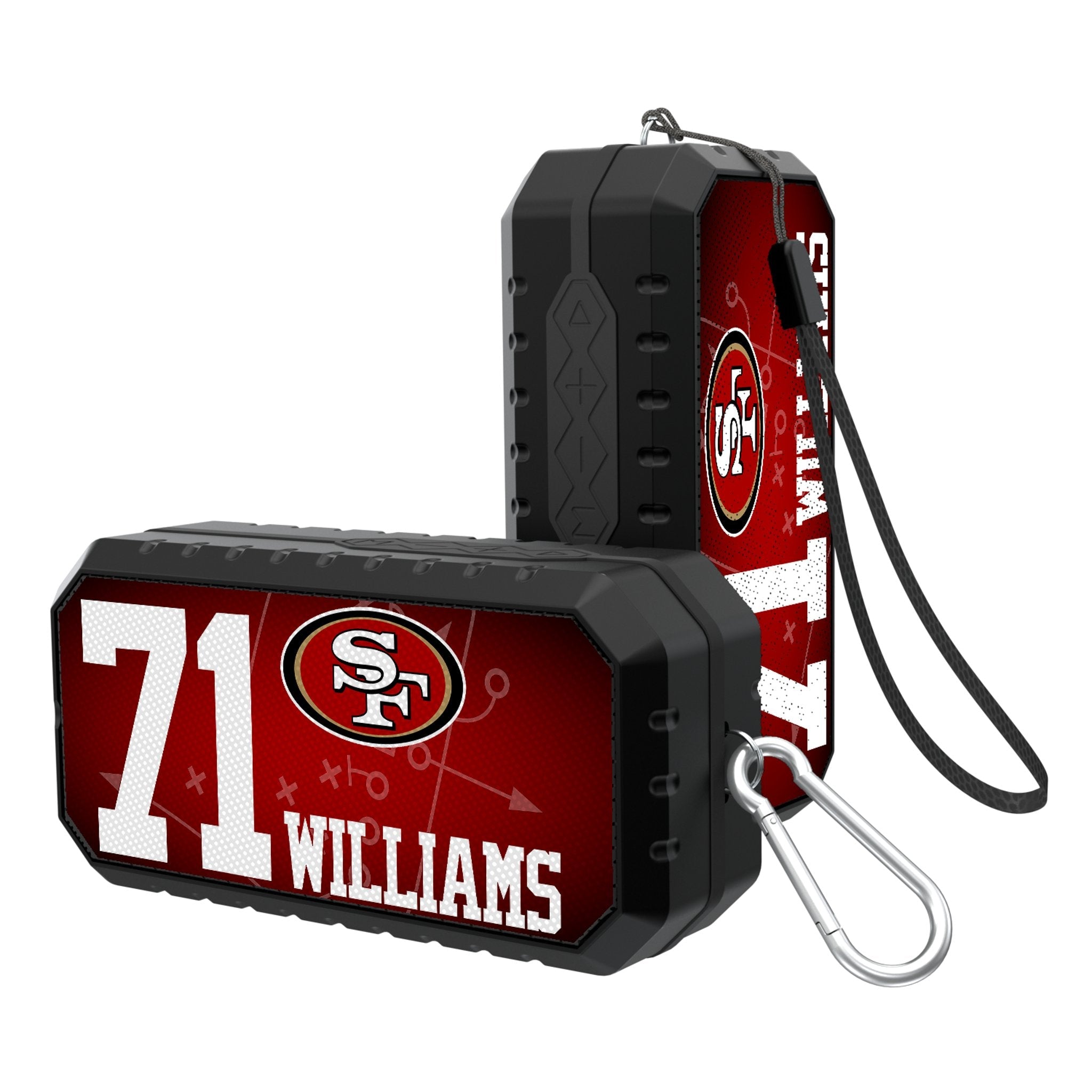 Trent Williams San Francisco 49ers 71 Ready Bluetooth Speaker - Sports Gifts, Sports Memorabilia, Sports Collectibles, Fan Shop