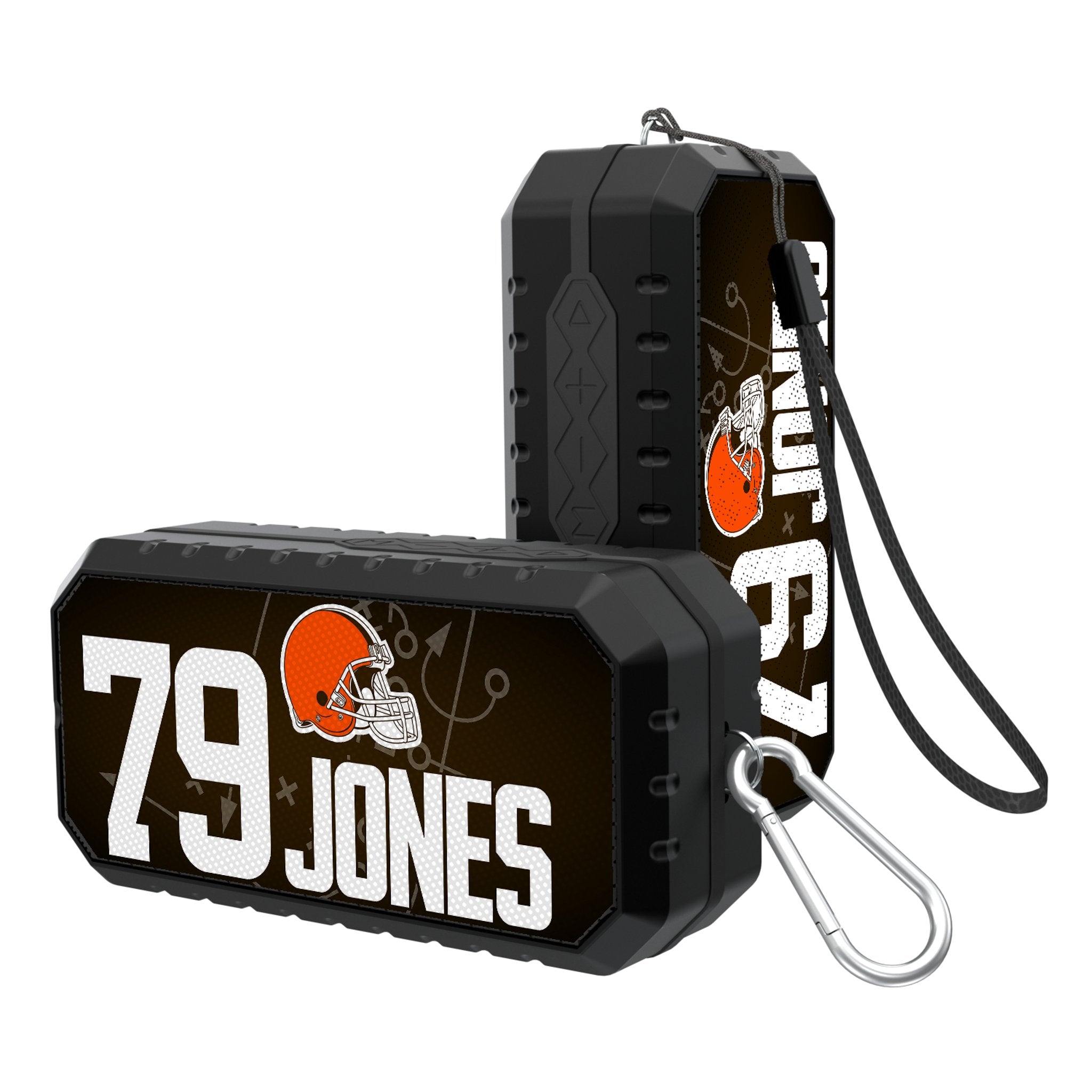 Dawand Jones Cleveland Browns 79 Ready Bluetooth Speaker - Sports Gifts, Sports Memorabilia, Sports Collectibles, Fan Shop