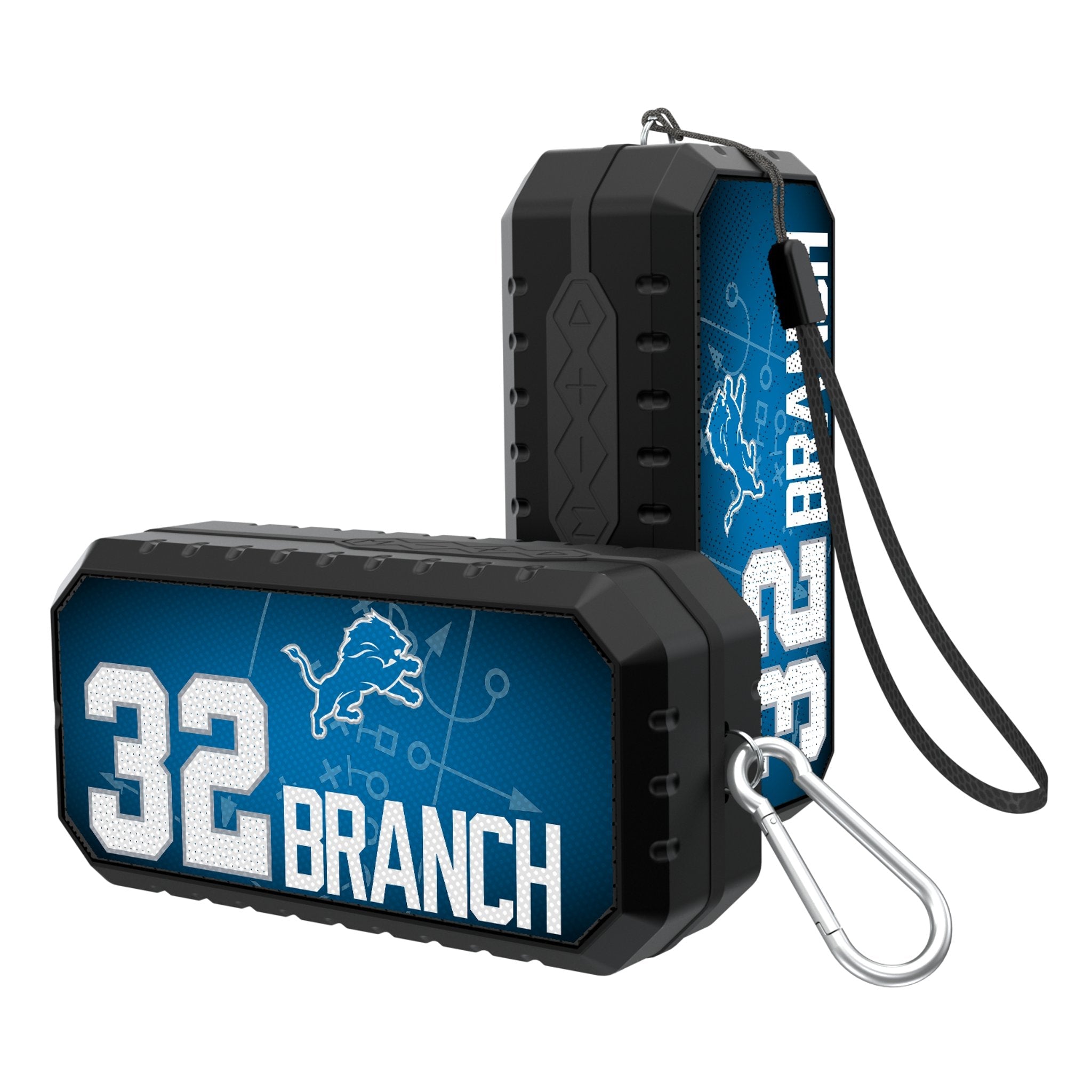 Brian Branch Detroit Lions 32 Ready Bluetooth Speaker - Sports Gifts, Sports Memorabilia, Sports Collectibles, Fan Shop