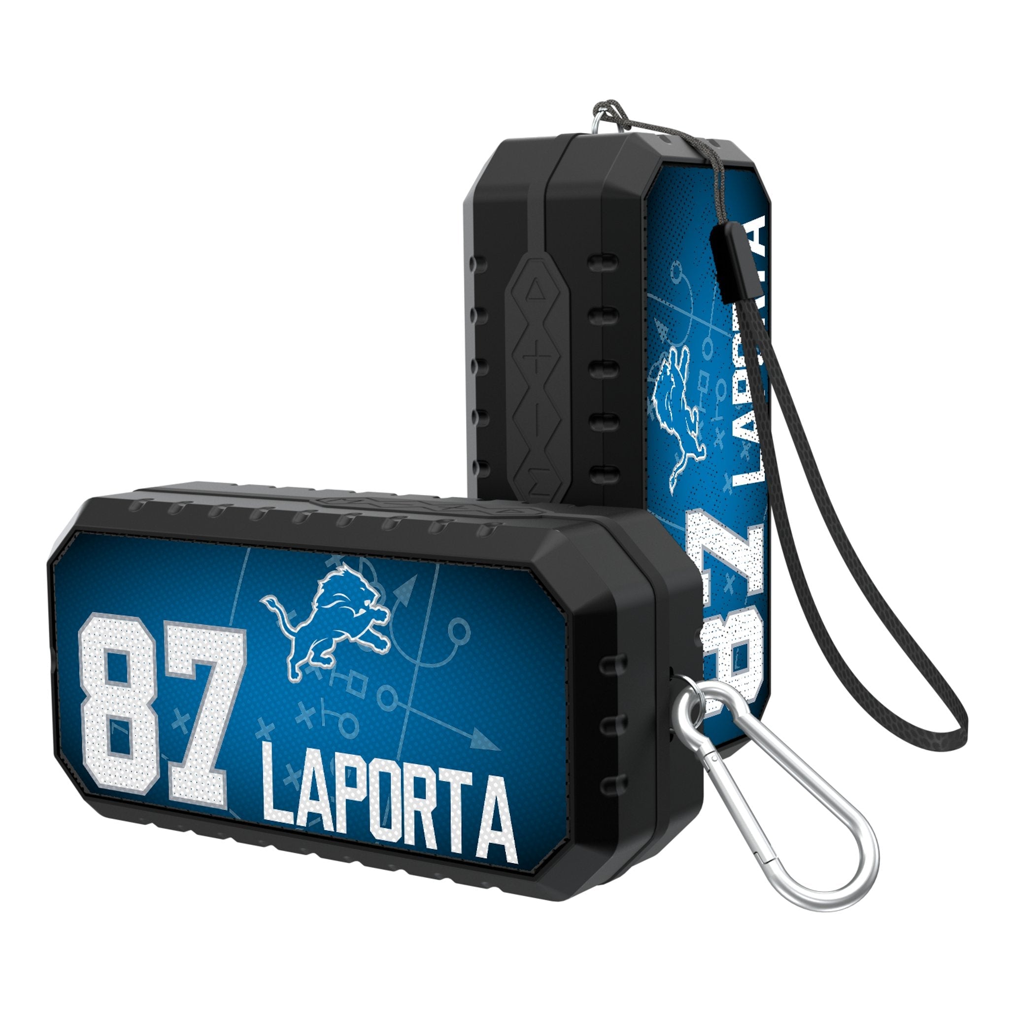 Sam LaPorta Detroit Lions 87 Ready Bluetooth Speaker - Sports Gifts, Sports Memorabilia, Sports Collectibles, Fan Shop