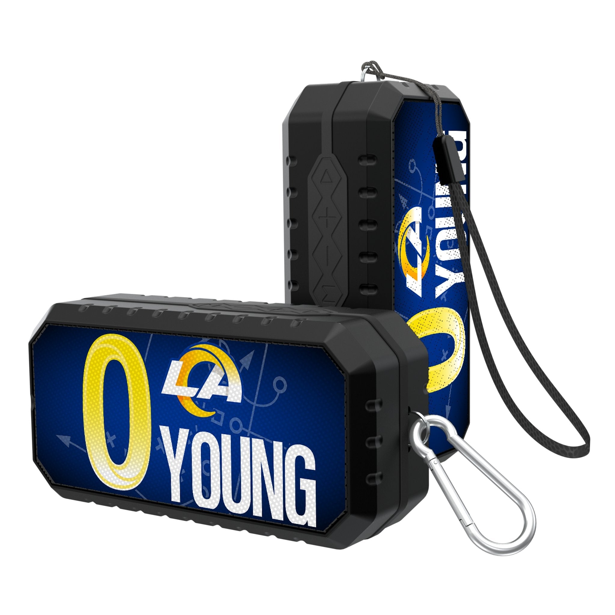 Byron Young Los Angeles Rams 0 Ready Bluetooth Speaker - Sports Gifts, Sports Memorabilia, Sports Collectibles, Fan Shop