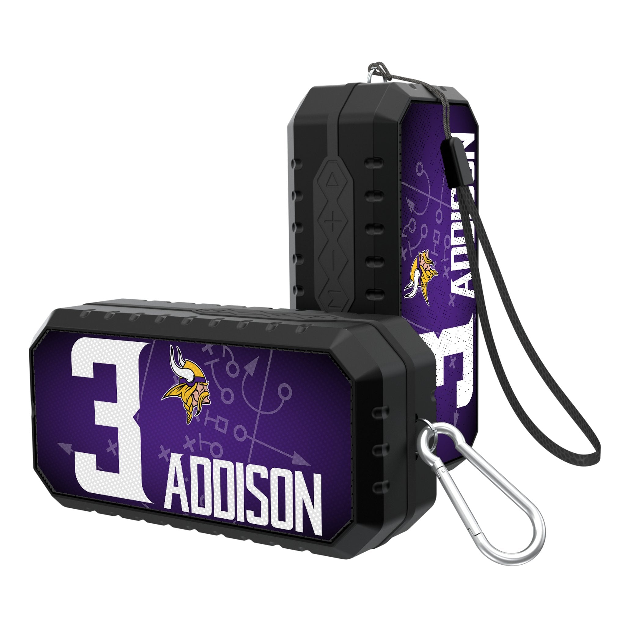 Jordan Addison Minnesota Vikings 3 Ready Bluetooth Speaker - Sports Gifts, Sports Memorabilia, Sports Collectibles, Fan Shop