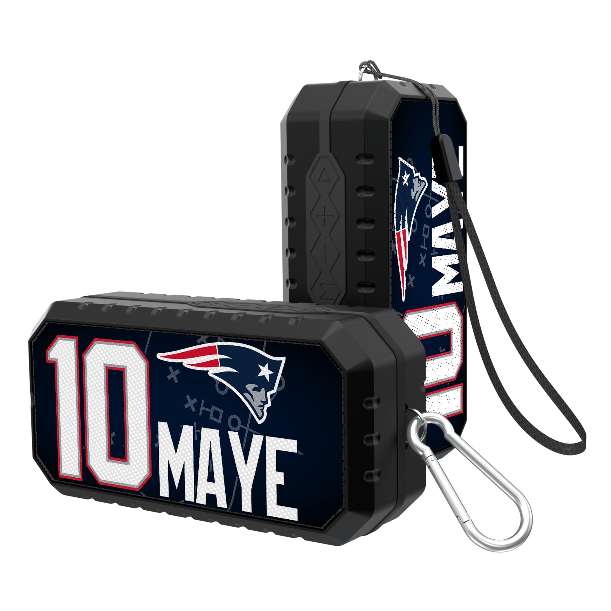 Drake Maye New England Patriots 10 Ready Bluetooth Speaker - Sports Gifts, Sports Memorabilia, Sports Collectibles, Fan Shop