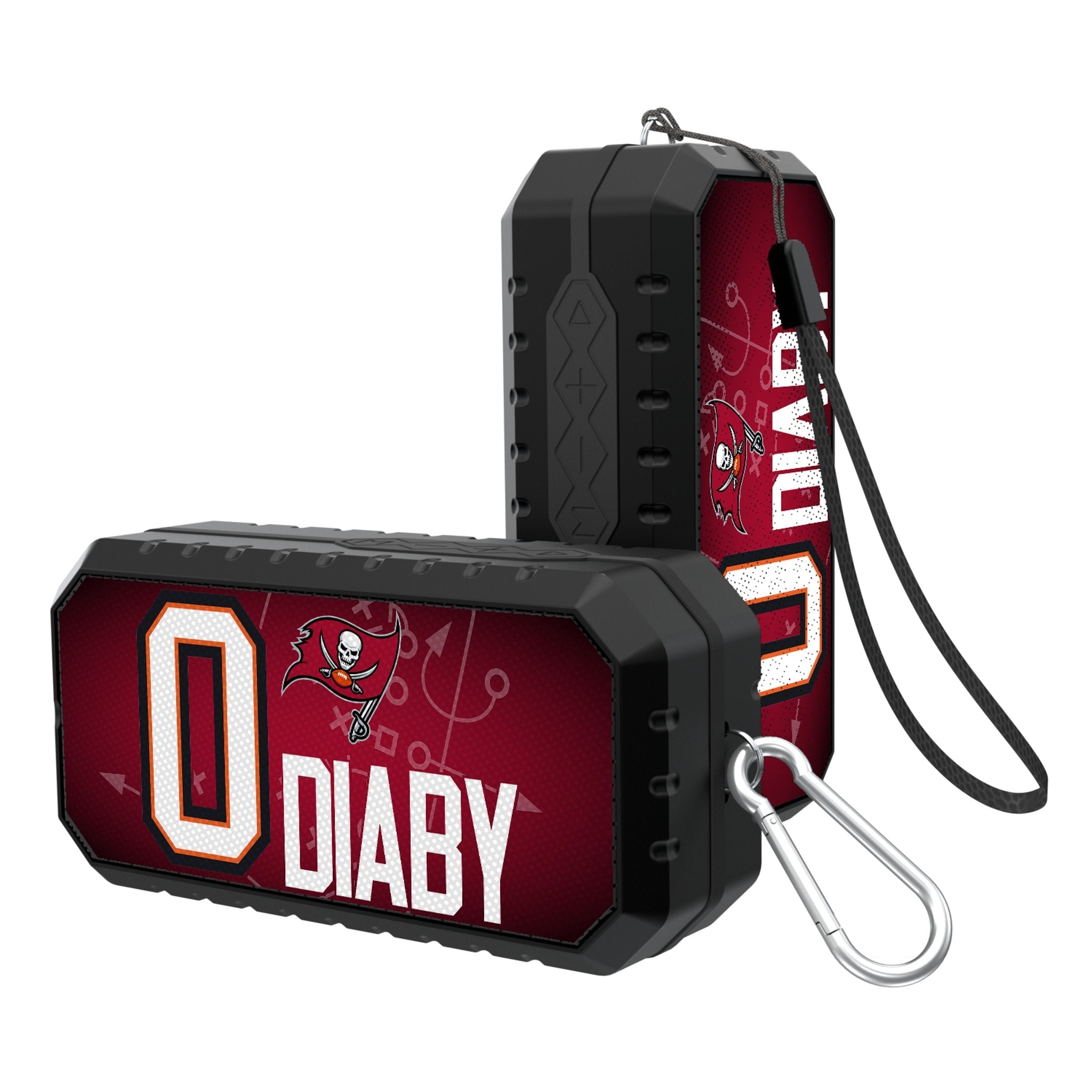 YaYa Diaby Tampa Bay Buccaneers 0 Ready Bluetooth Speaker - Sports Gifts, Sports Memorabilia, Sports Collectibles, Fan Shop