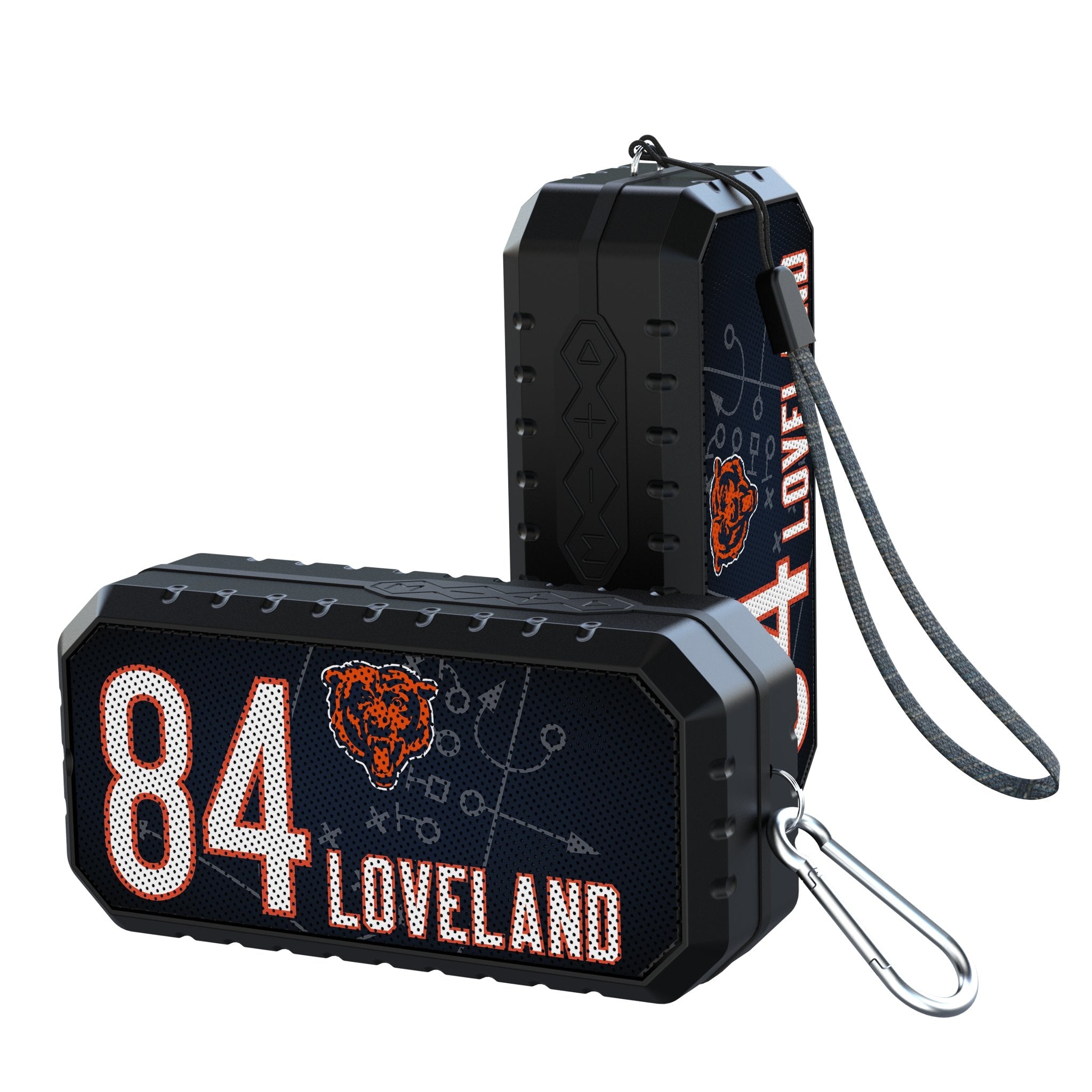 Colston Loveland Chicago Bears 84 Game Tactic Bluetooth Speaker - Sports Gifts, Sports Memorabilia, Sports Collectibles, Fan Shop