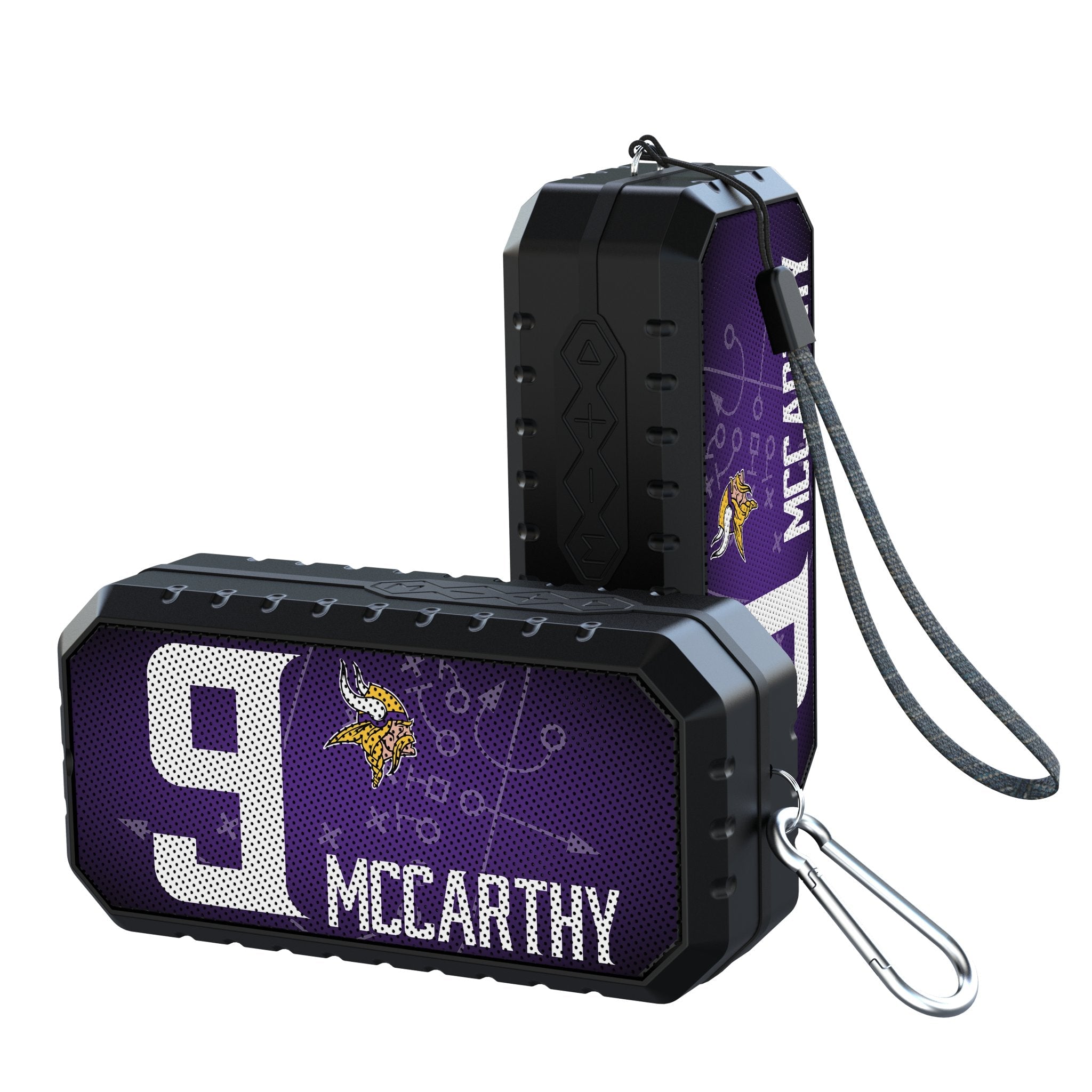 J.J. McCarthy Minnesota Vikings 9 Game Tactic Bluetooth Speaker - Sports Gifts, Sports Memorabilia, Sports Collectibles, Fan Shop