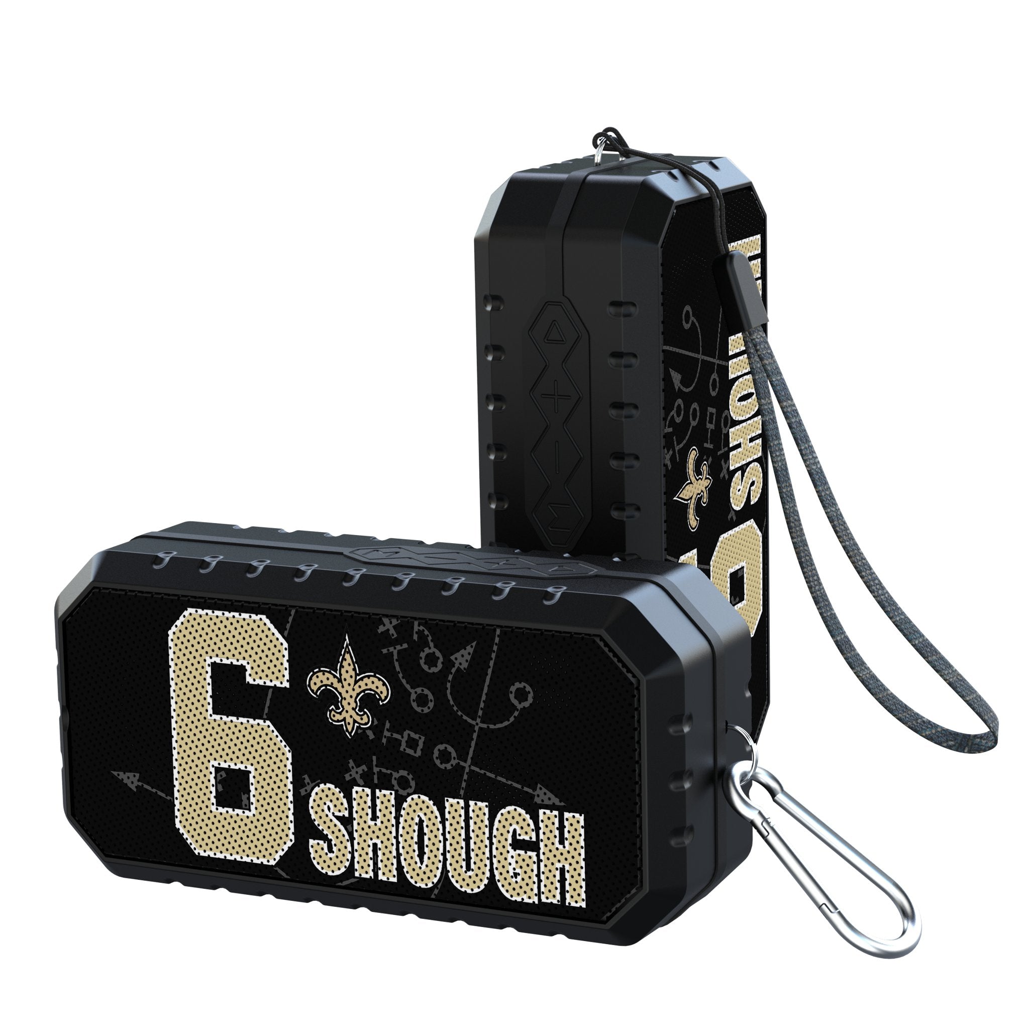 Tyler Shough New Orleans Saints 6 Game Tactic Bluetooth Speaker - Sports Gifts, Sports Memorabilia, Sports Collectibles, Fan Shop