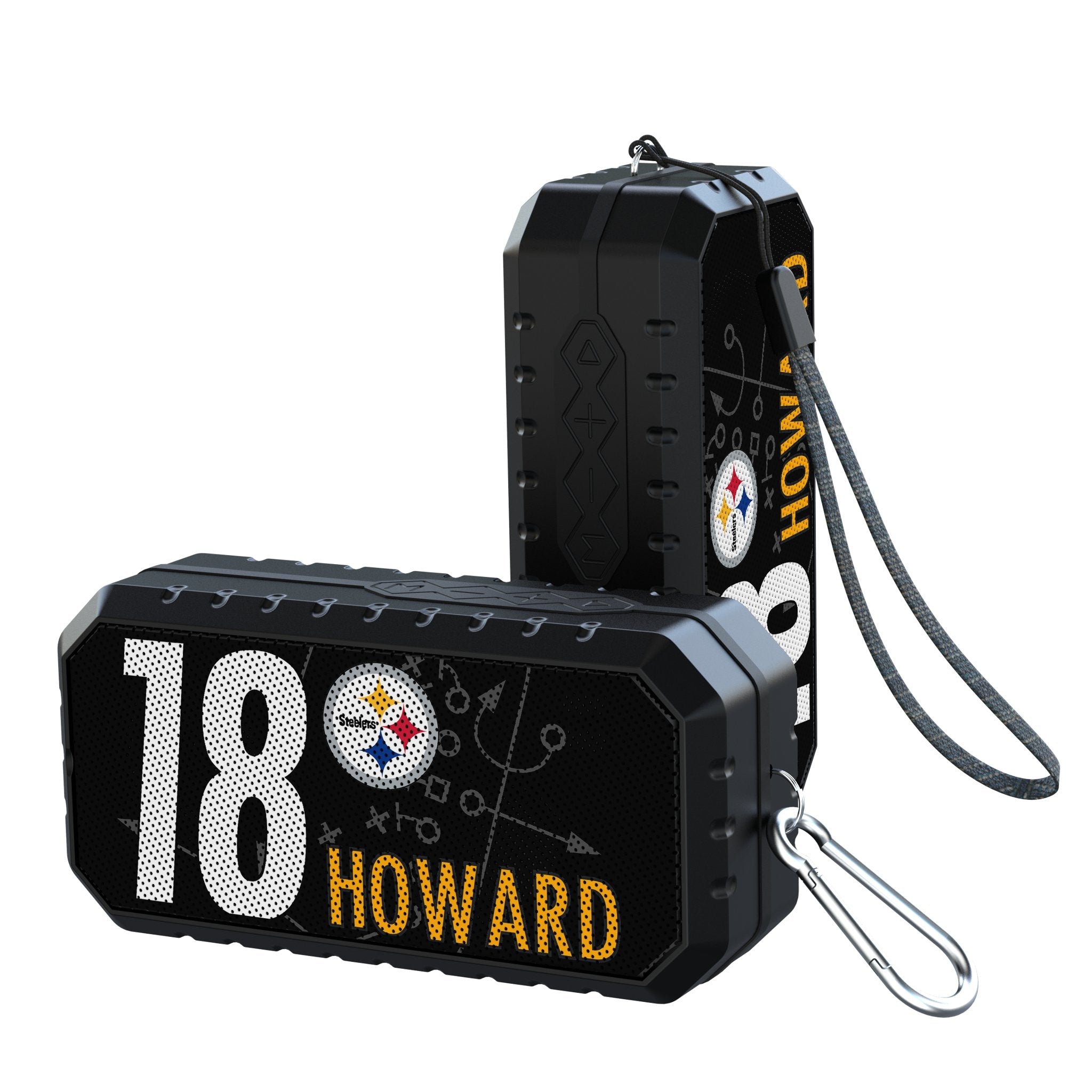 Will Howard Pittsburgh Steelers 18 Game Tactic Bluetooth Speaker - Sports Gifts, Sports Memorabilia, Sports Collectibles, Fan Shop