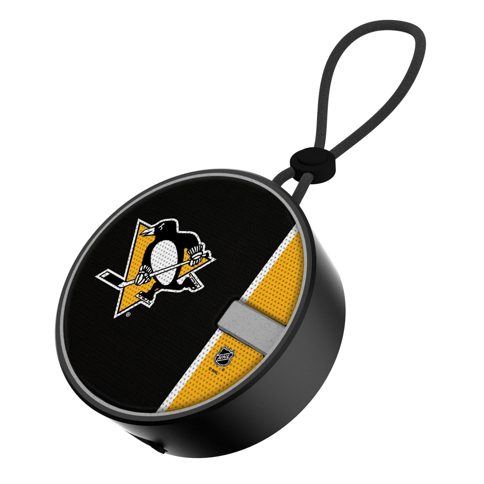 Pittsburgh Penguins Endzone Solid Waterproof Speaker - Sports Gifts, Sports Memorabilia, Sports Collectibles, Fan Shop