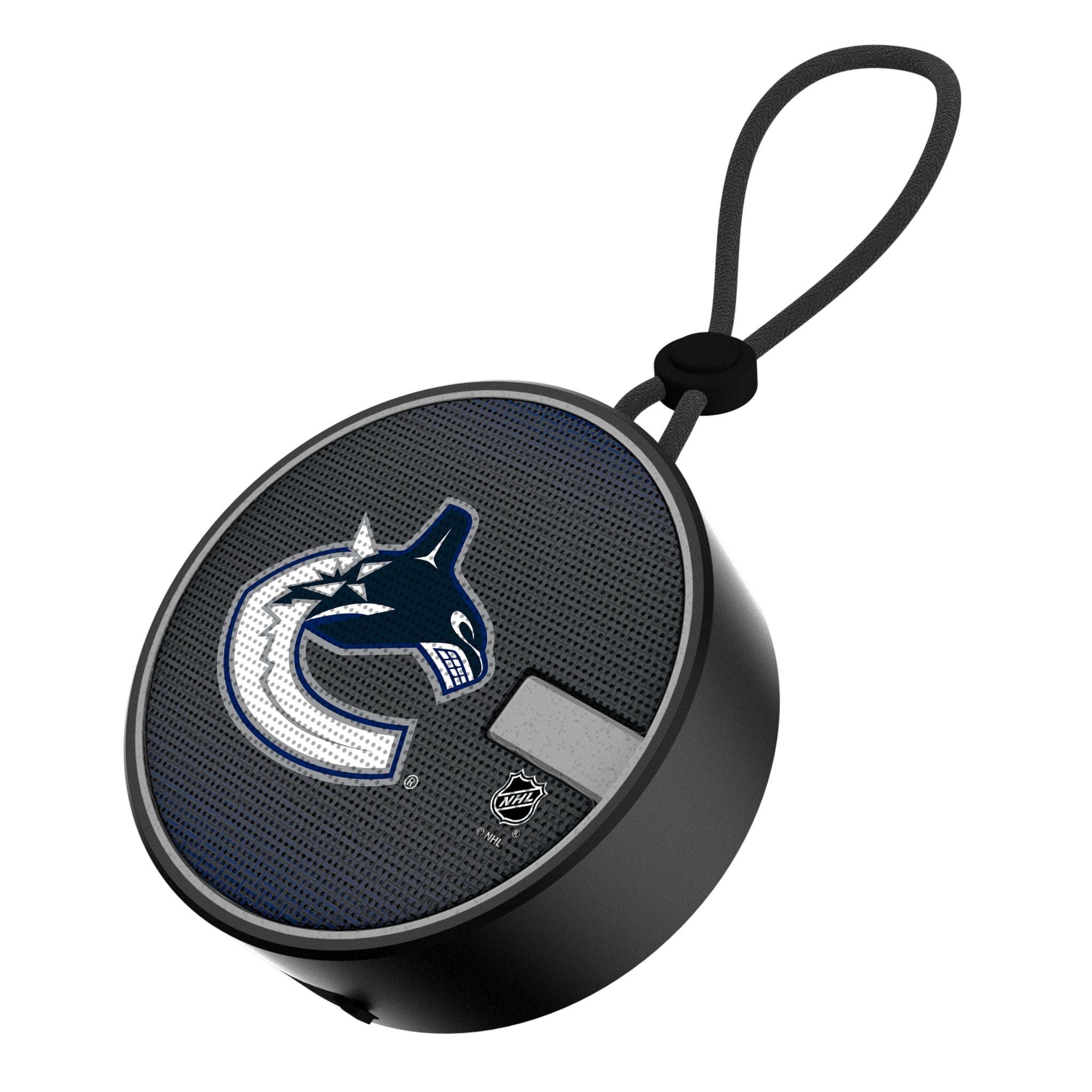 Vancouver Canucks Linen Waterproof Speaker - Sports Gifts, Sports Memorabilia, Sports Collectibles, Fan Shop