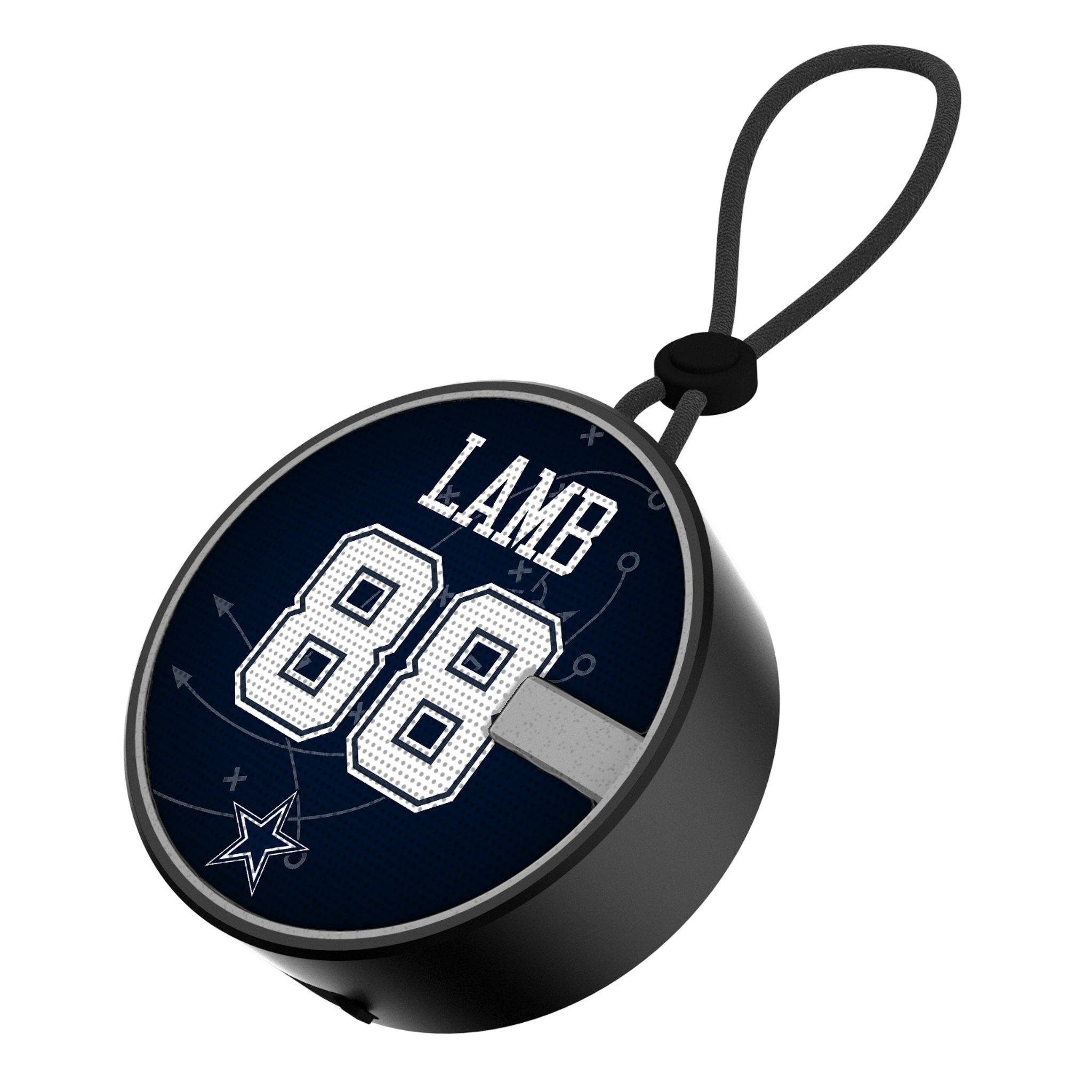 CeeDee Lamb Dallas Cowboys 88 Ready Waterproof Speaker - Sports Gifts, Sports Memorabilia, Sports Collectibles, Fan Shop