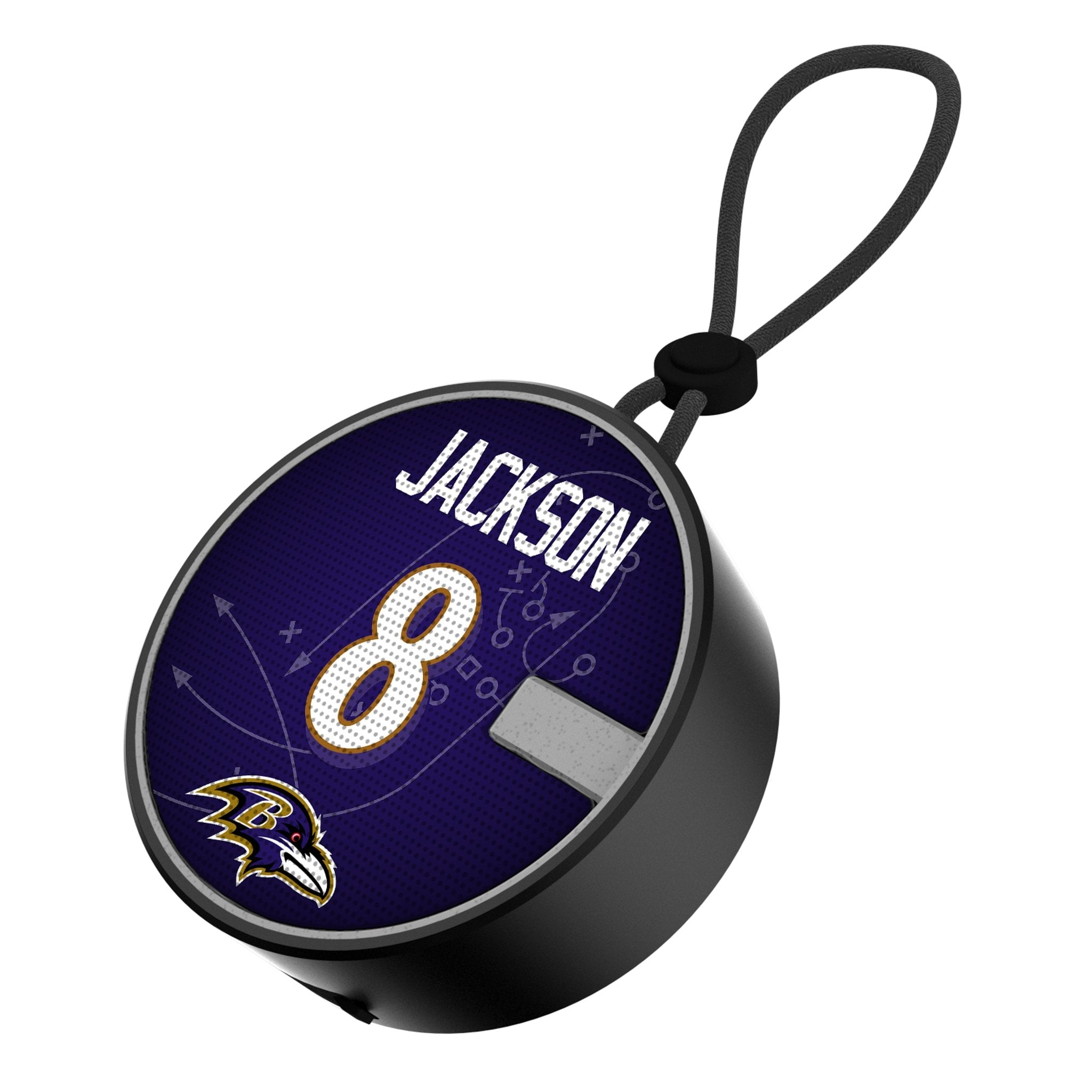 Lamar Jackson Baltimore Ravens 8 Ready Waterproof Speaker - Sports Gifts, Sports Memorabilia, Sports Collectibles, Fan Shop