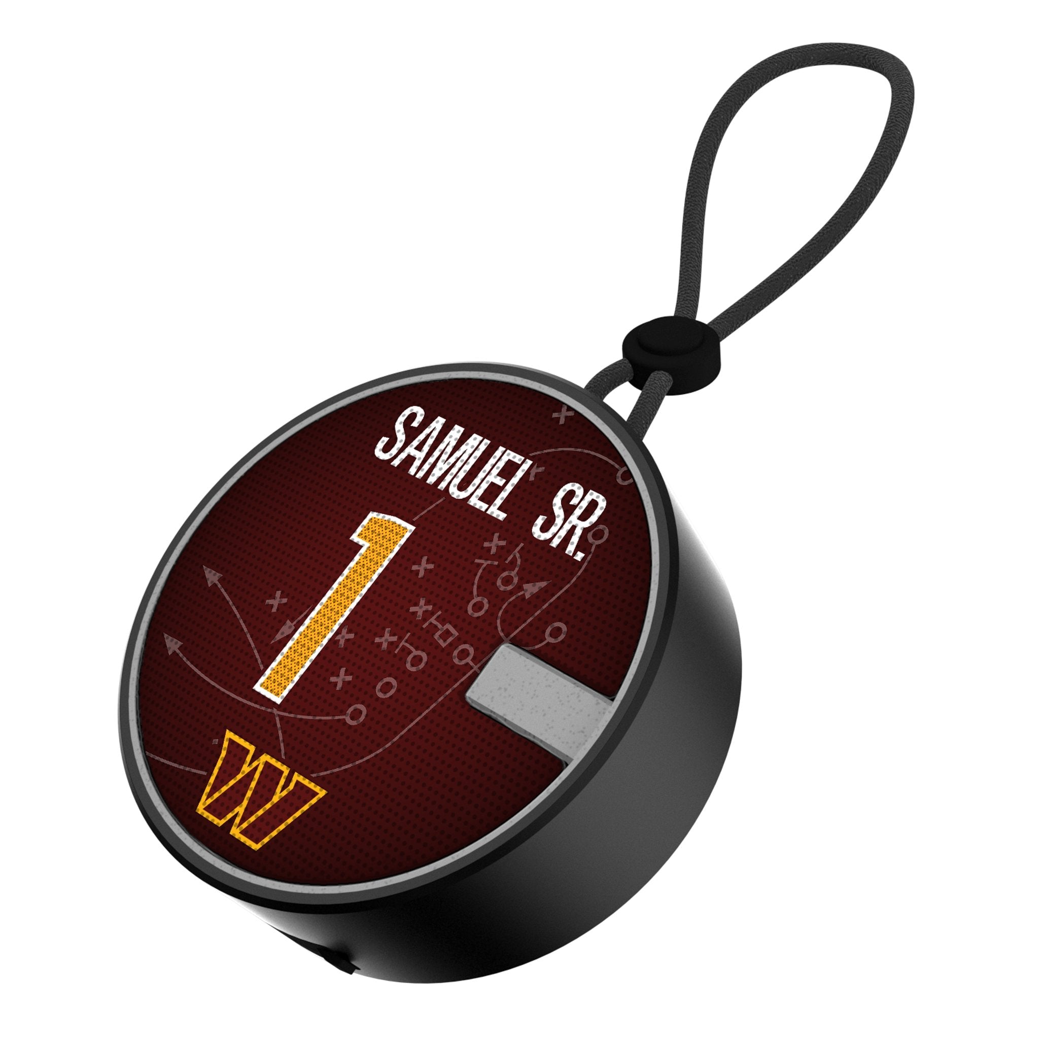 Deebo Samuel Sr. Washington Commanders 1 Game Tactic Waterproof Speaker - Sports Gifts, Sports Memorabilia, Sports Collectibles, Fan Shop
