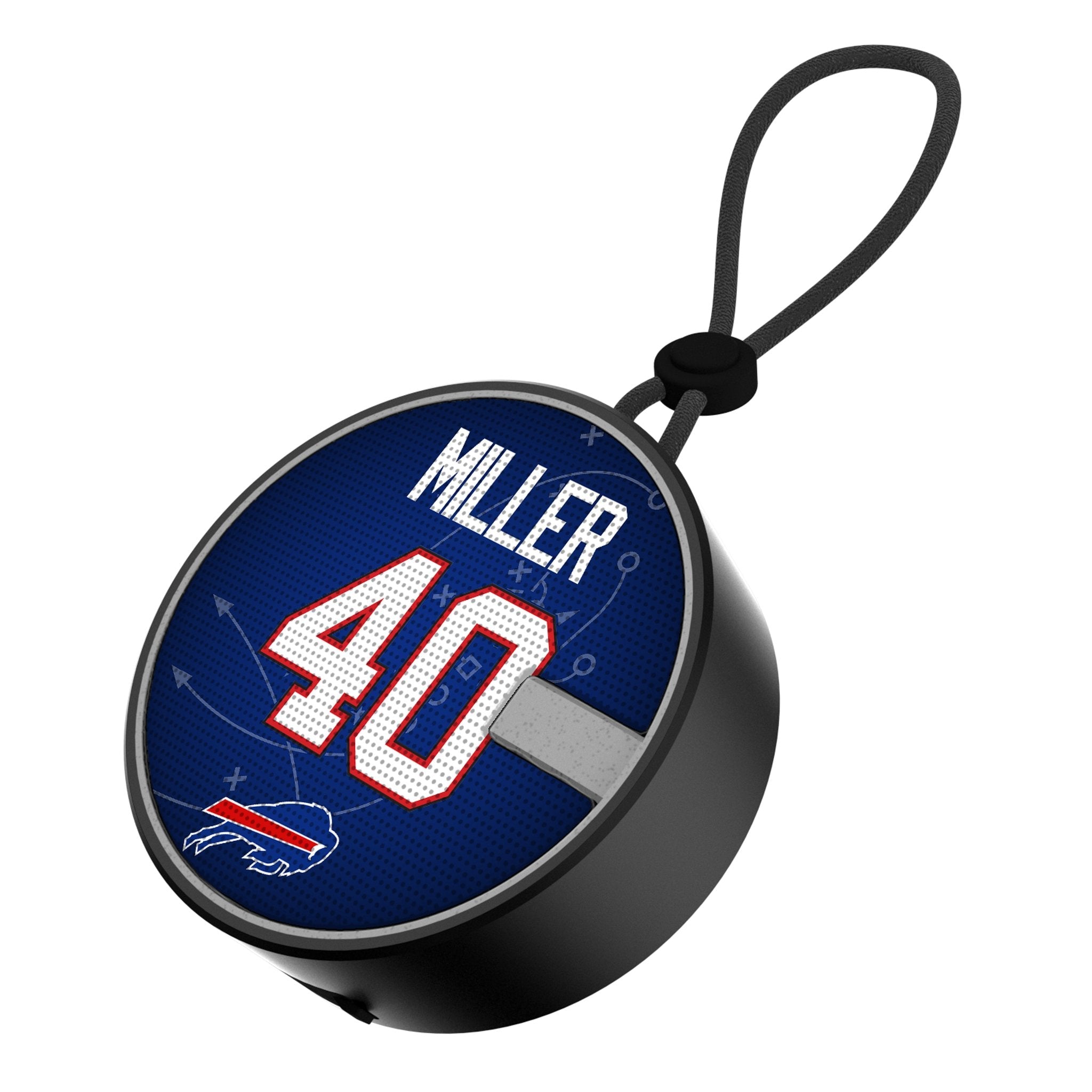 Von Miller Buffalo Bills 40 Ready Waterproof Speaker - Sports Gifts, Sports Memorabilia, Sports Collectibles, Fan Shop