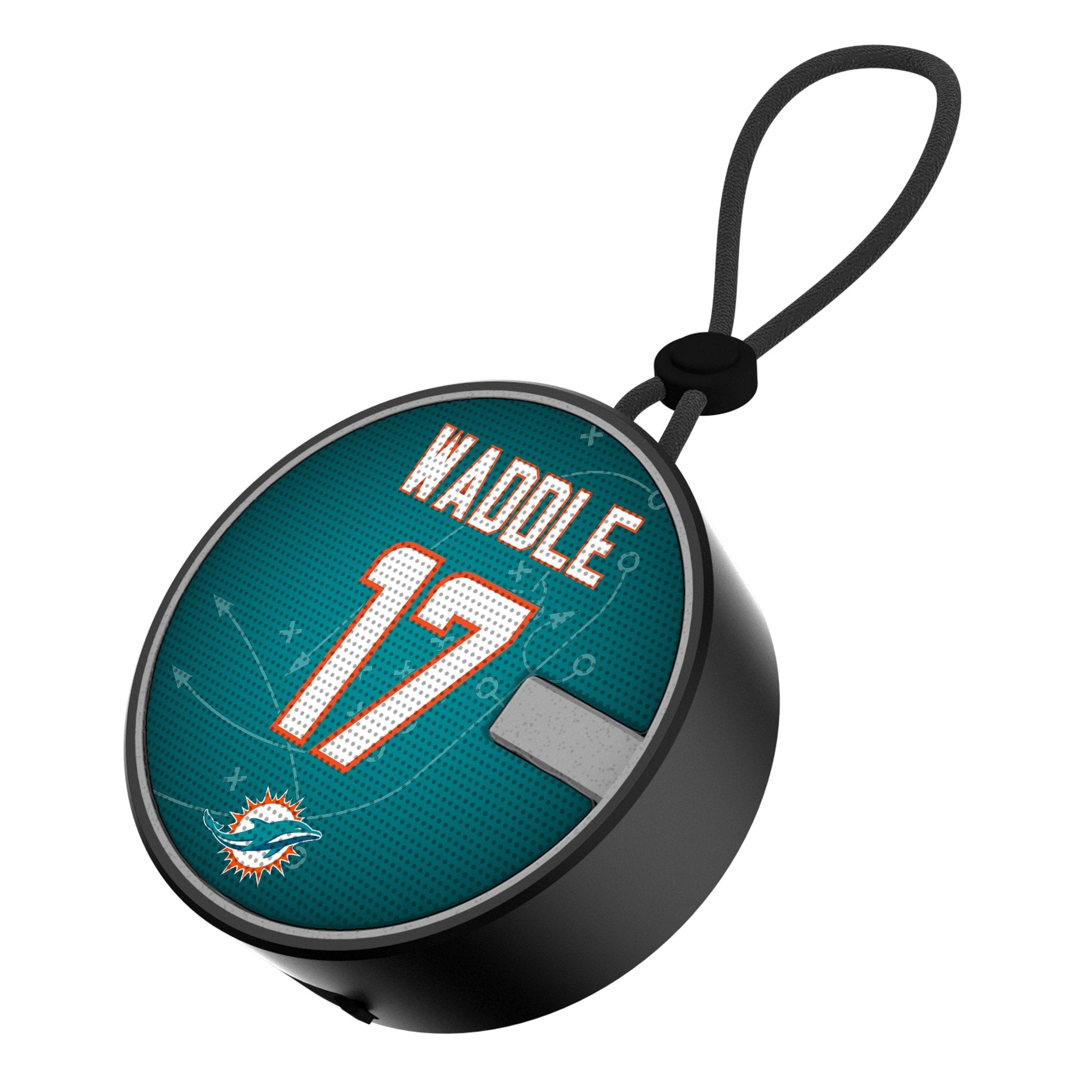 Jaylen Waddle Miami Dolphins 17 Ready Waterproof Speaker - Sports Gifts, Sports Memorabilia, Sports Collectibles, Fan Shop