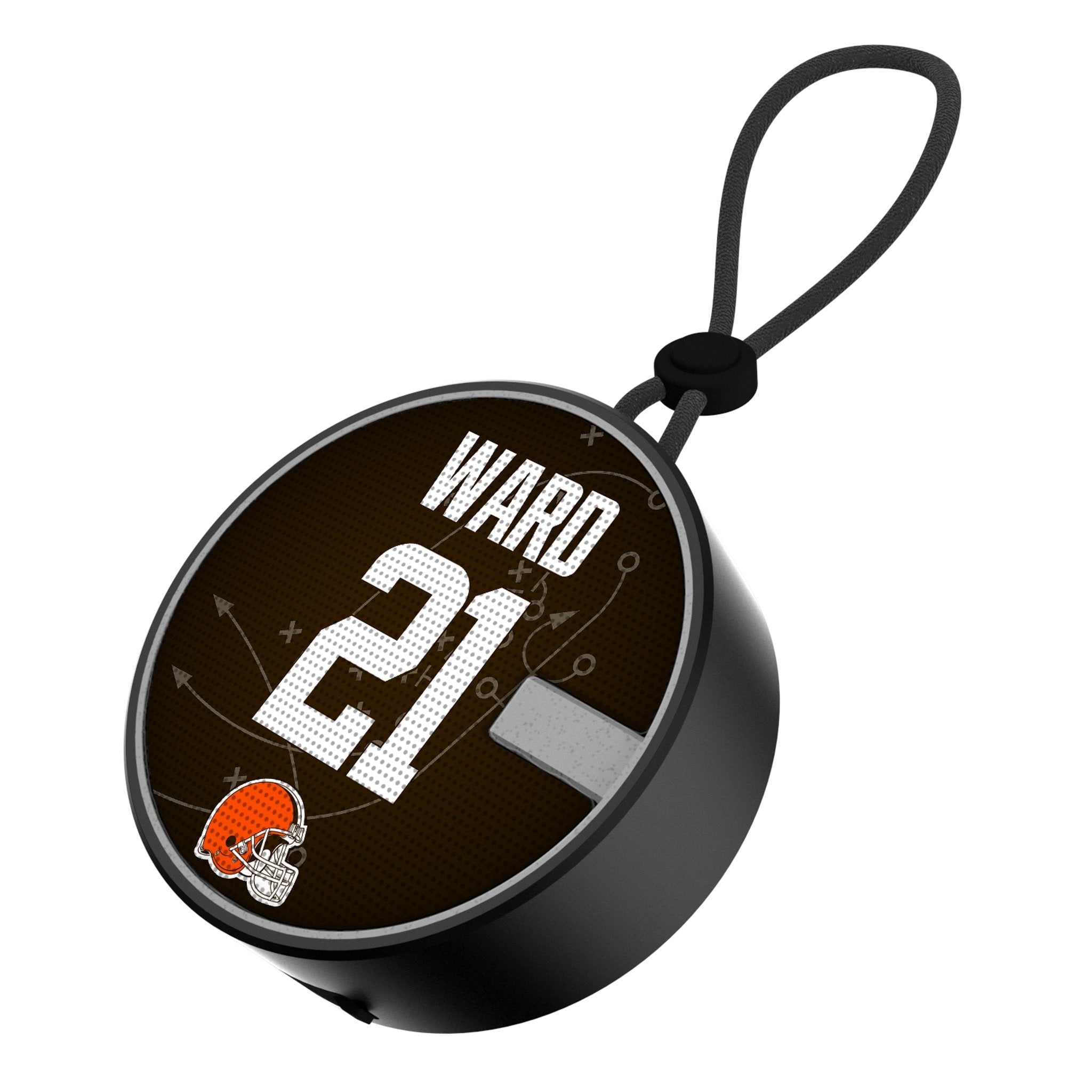 Denzel Ward Cleveland Browns 21 Ready Waterproof Speaker - Sports Gifts, Sports Memorabilia, Sports Collectibles, Fan Shop