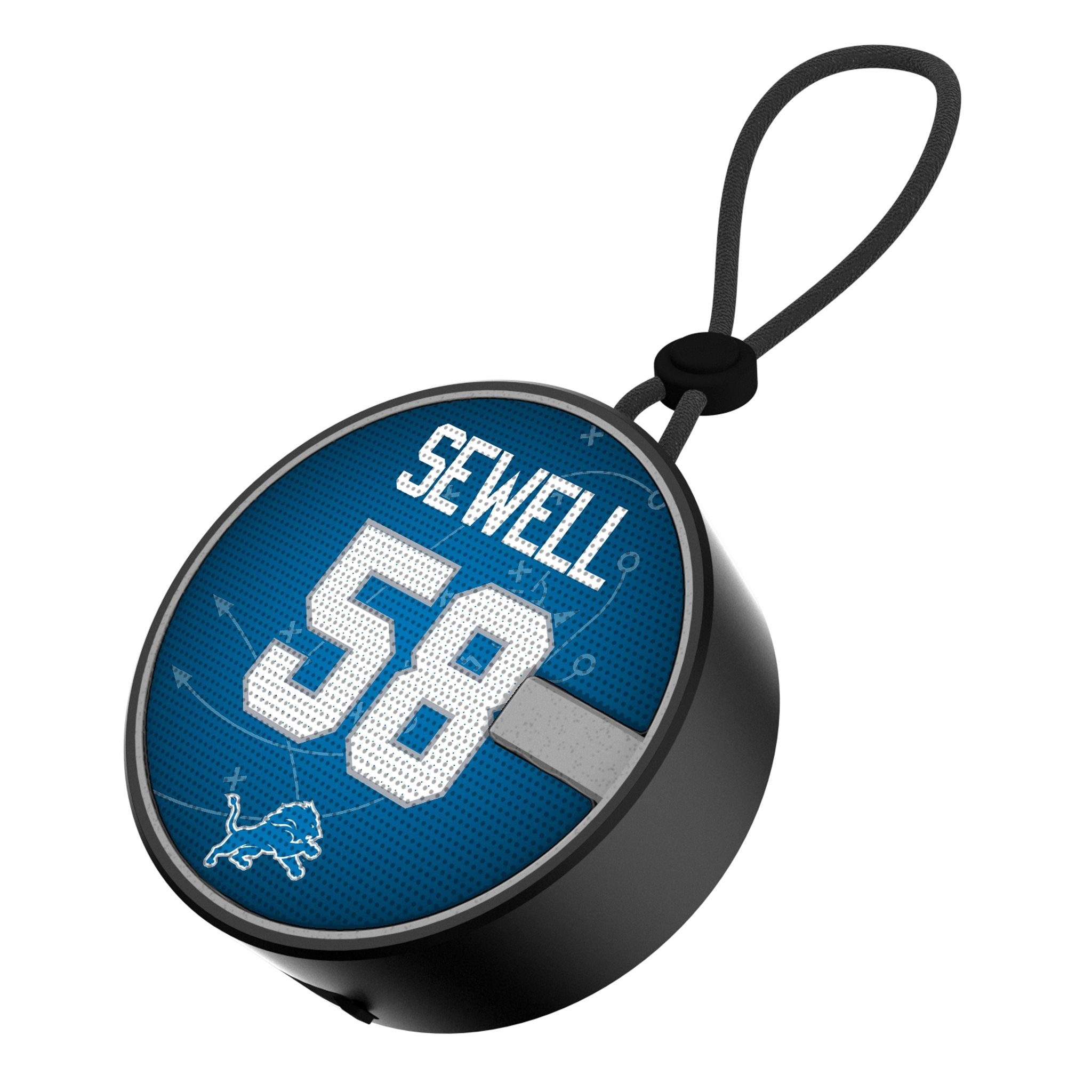 Penei Sewell Detroit Lions 58 Ready Waterproof Speaker - Sports Gifts, Sports Memorabilia, Sports Collectibles, Fan Shop