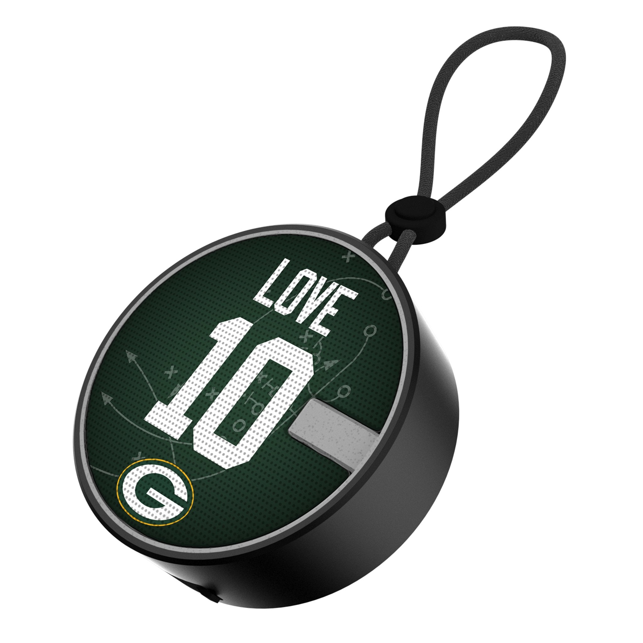 Jordan Love Green Bay Packers 10 Ready Waterproof Speaker - Sports Gifts, Sports Memorabilia, Sports Collectibles, Fan Shop